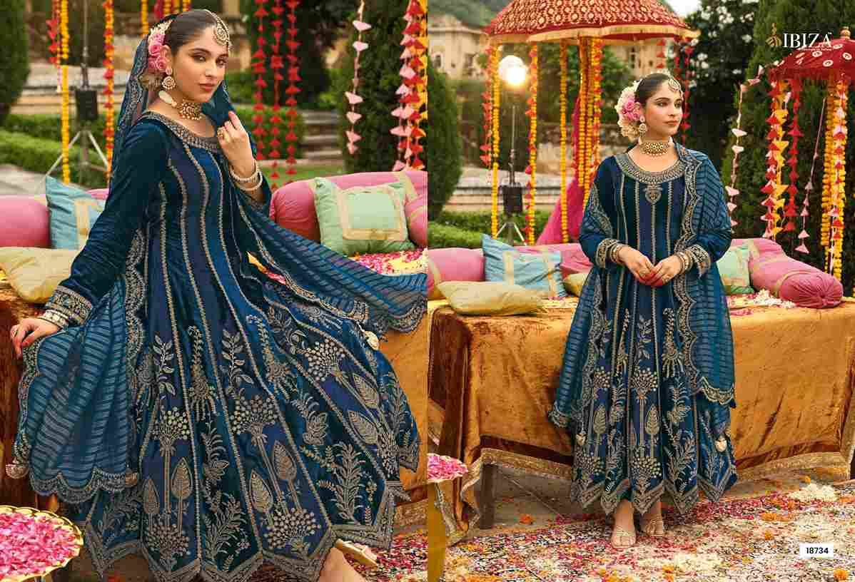 Anarkali Vol-2 By Ibiza 18731 To 18736 Series Beautiful Anarkali Suits Colorful Stylish Fancy Casual Wear & Ethnic Wear Pure Velvet Velvet Dresses At Wholesale Price