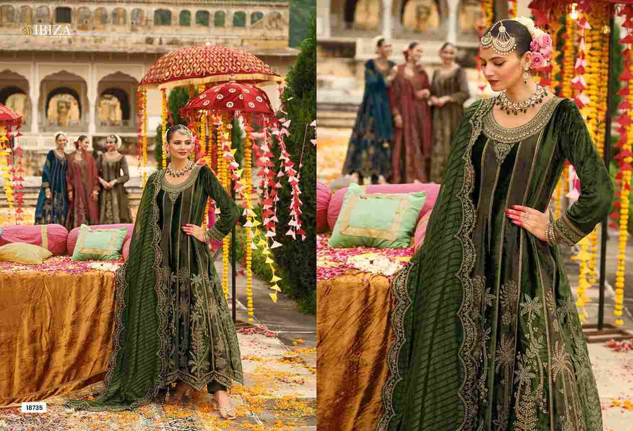 Anarkali Vol-2 By Ibiza 18731 To 18736 Series Beautiful Anarkali Suits Colorful Stylish Fancy Casual Wear & Ethnic Wear Pure Velvet Velvet Dresses At Wholesale Price