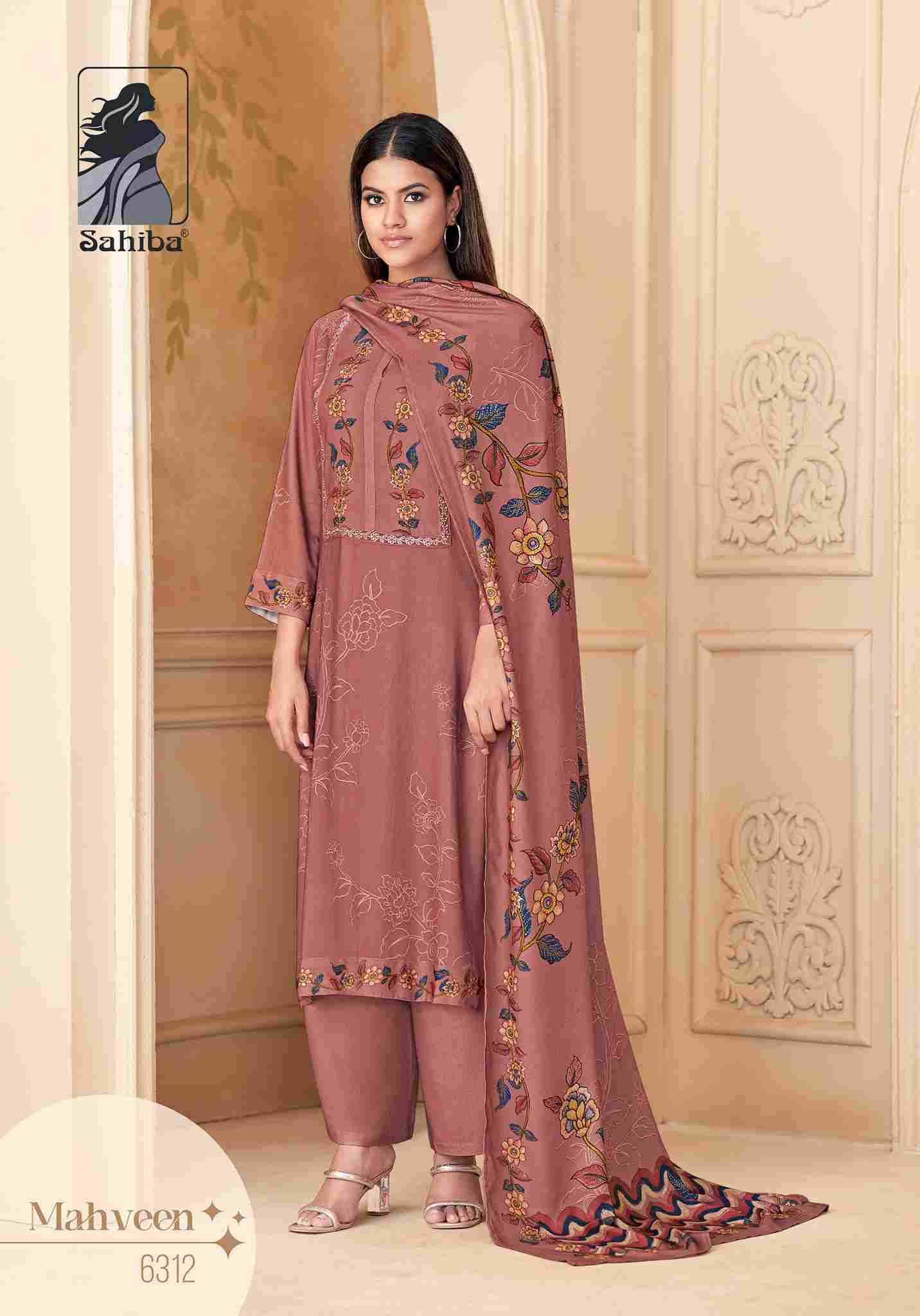Mahveen By Sahiba Fabrics Beautiful Festive Suits Colorful Stylish Fancy Casual Wear & Ethnic Wear Pure Pashmina Print Dresses At Wholesale Price