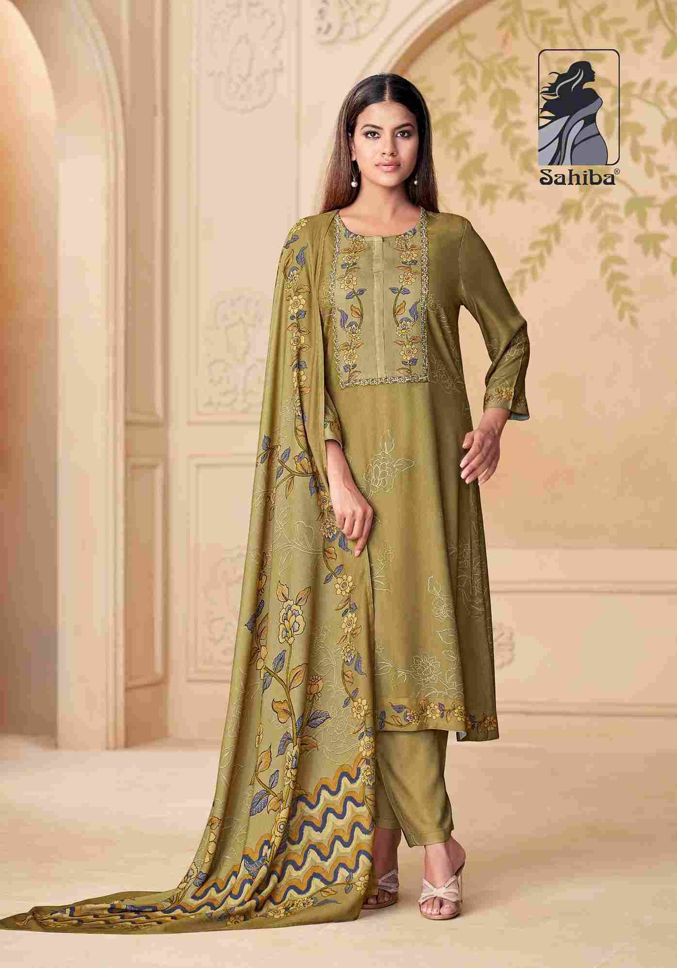 Mahveen By Sahiba Fabrics Beautiful Festive Suits Colorful Stylish Fancy Casual Wear & Ethnic Wear Pure Pashmina Print Dresses At Wholesale Price