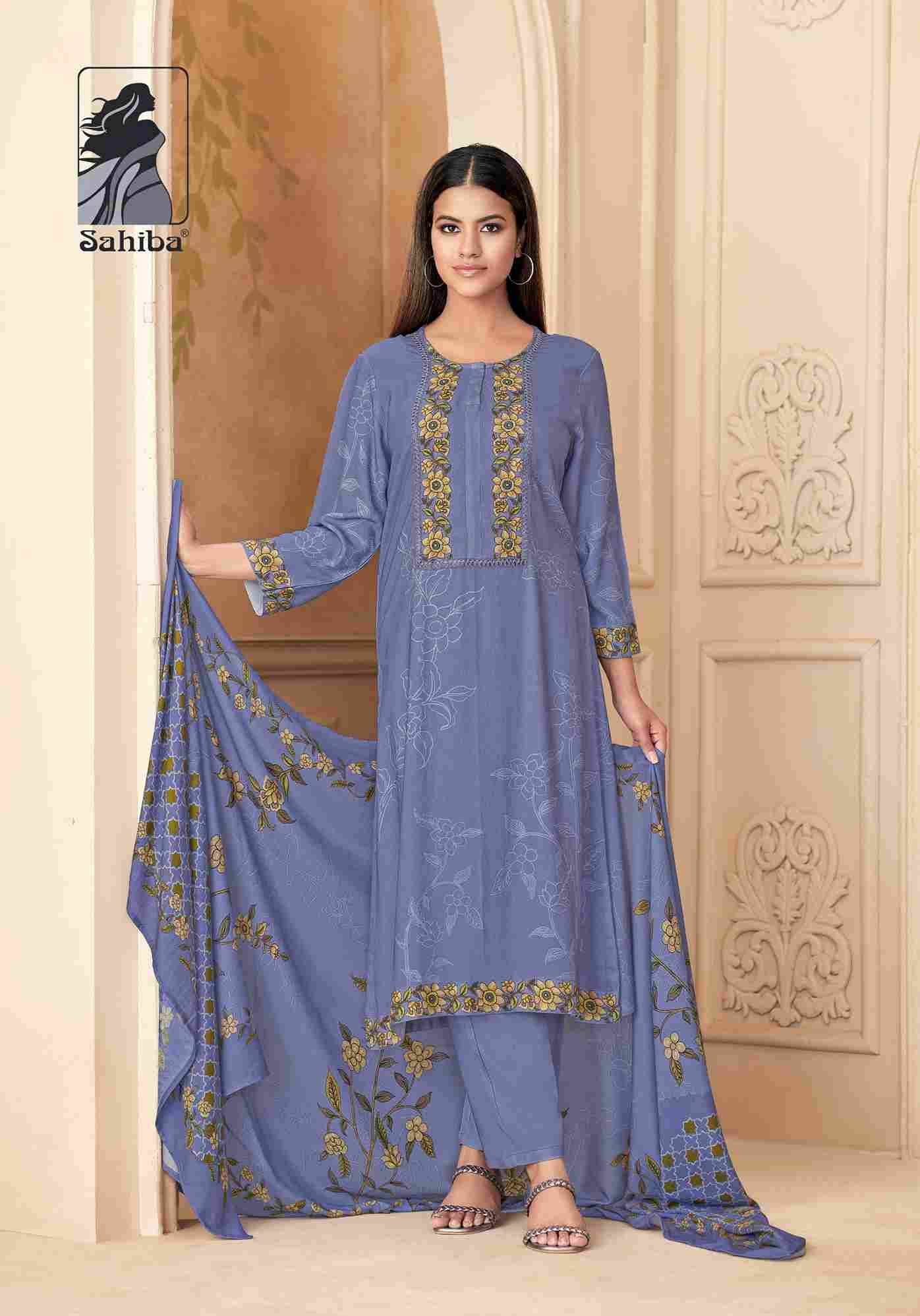 Mahveen By Sahiba Fabrics Beautiful Festive Suits Colorful Stylish Fancy Casual Wear & Ethnic Wear Pure Pashmina Print Dresses At Wholesale Price