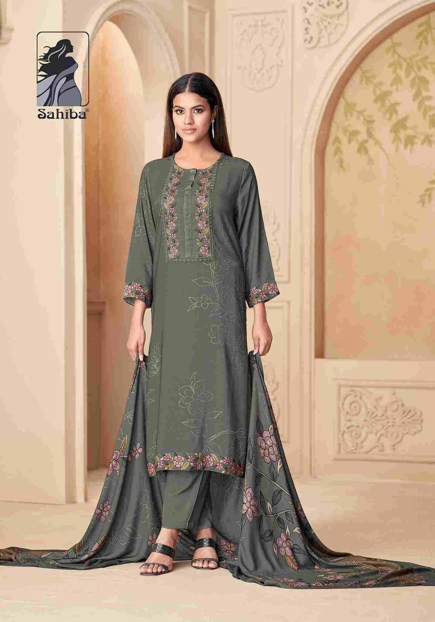 Mahveen By Sahiba Fabrics Beautiful Festive Suits Colorful Stylish Fancy Casual Wear & Ethnic Wear Pure Pashmina Print Dresses At Wholesale Price