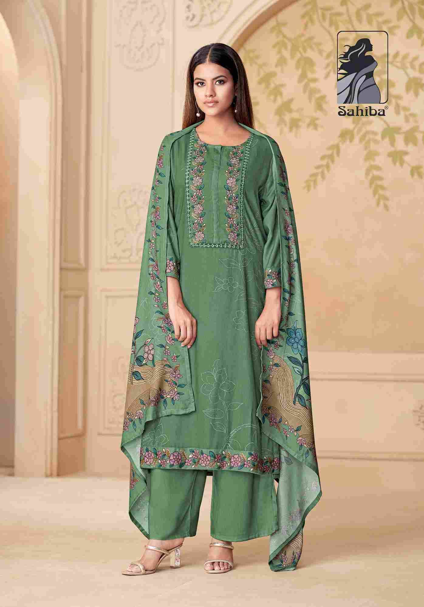 Mahveen By Sahiba Fabrics Beautiful Festive Suits Colorful Stylish Fancy Casual Wear & Ethnic Wear Pure Pashmina Print Dresses At Wholesale Price