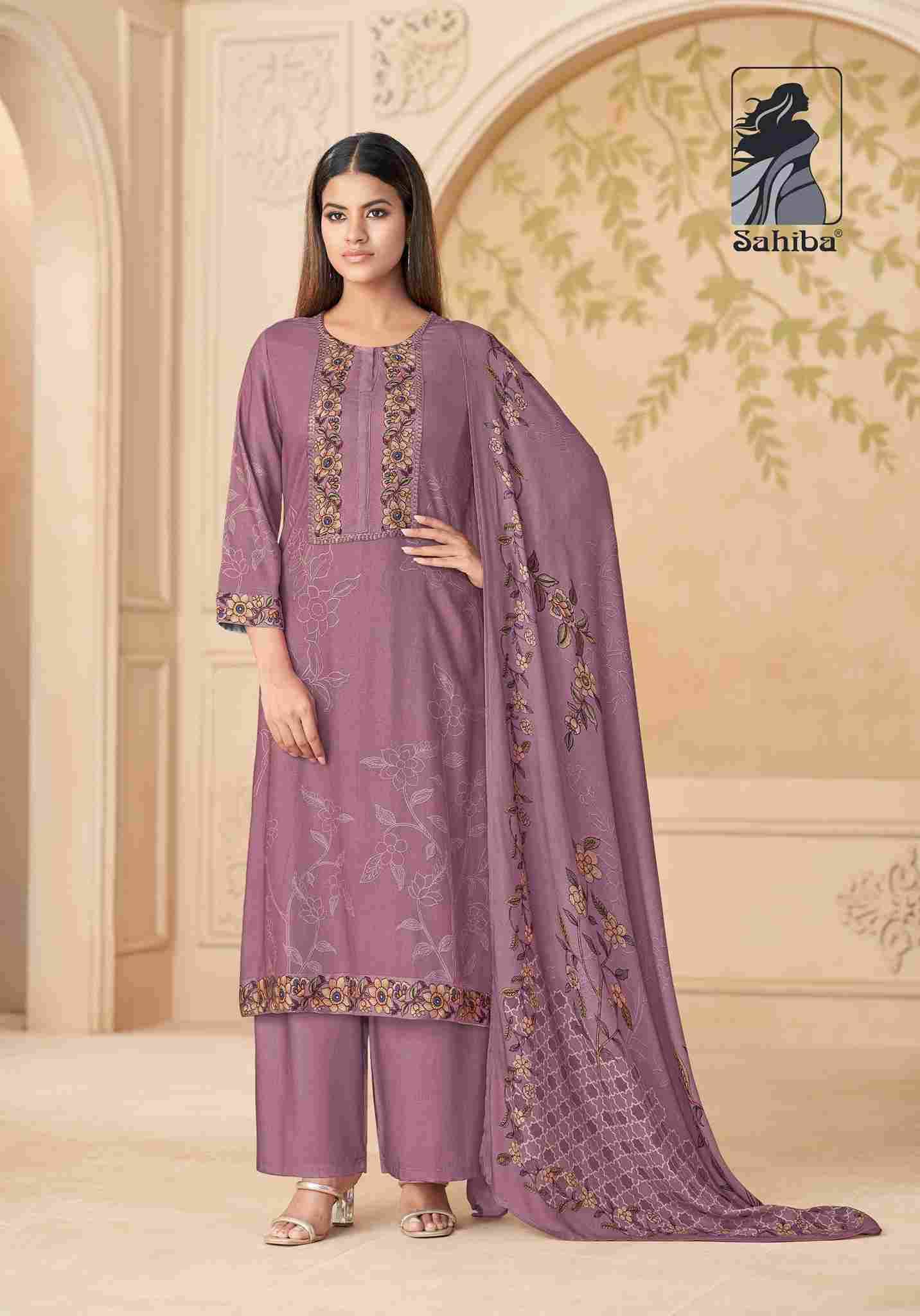 Mahveen By Sahiba Fabrics Beautiful Festive Suits Colorful Stylish Fancy Casual Wear & Ethnic Wear Pure Pashmina Print Dresses At Wholesale Price