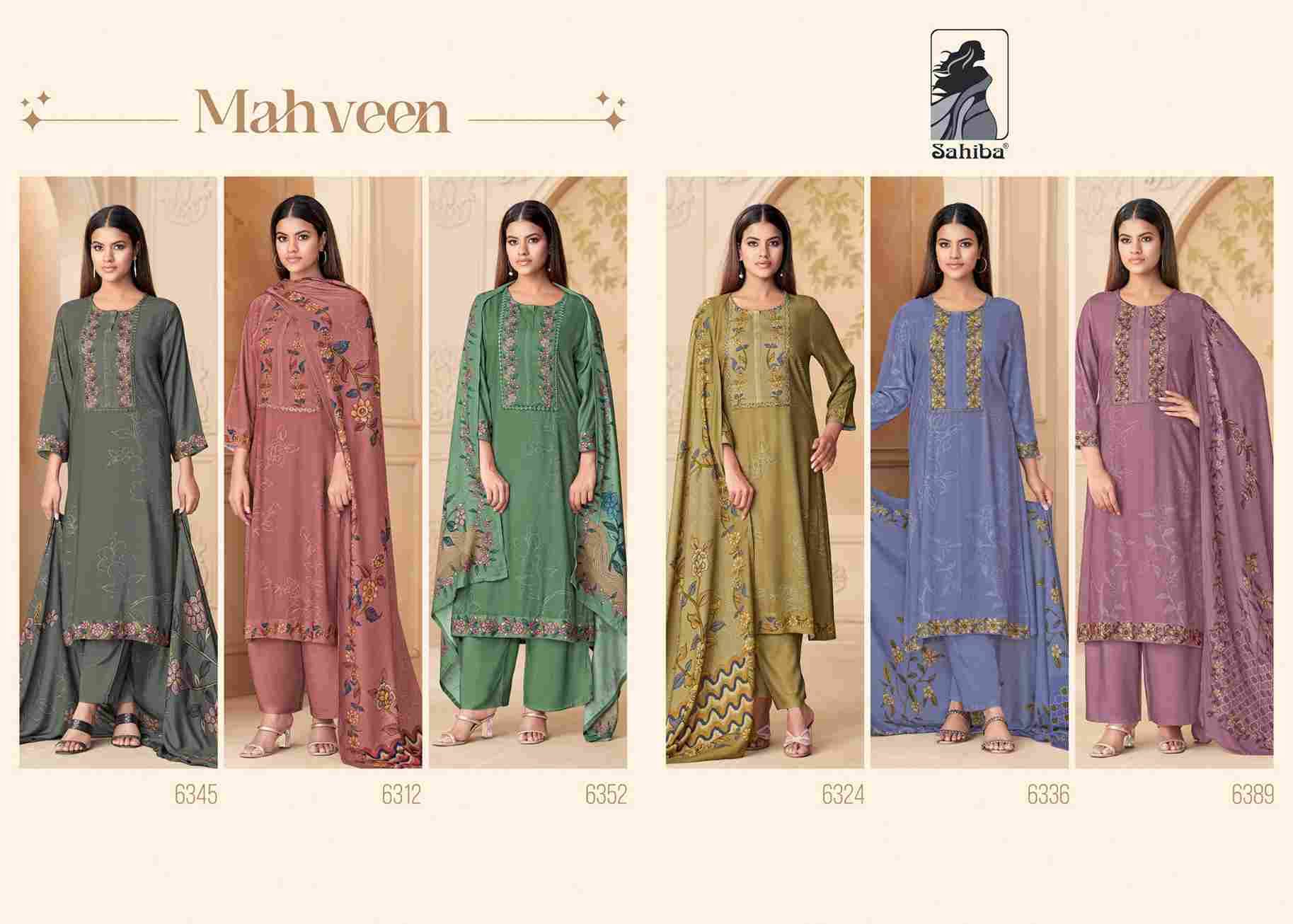 Mahveen By Sahiba Fabrics Beautiful Festive Suits Colorful Stylish Fancy Casual Wear & Ethnic Wear Pure Pashmina Print Dresses At Wholesale Price