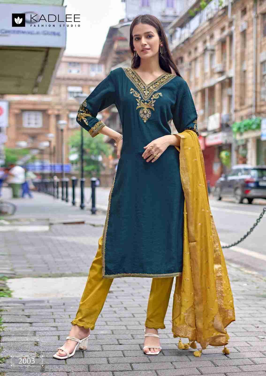 Kahank By Kadlee 2001 To 2006 Series Beautiful Festive Suits Colorful Stylish Fancy Casual Wear & Ethnic Wear Heavy Viscose Dresses At Wholesale Price