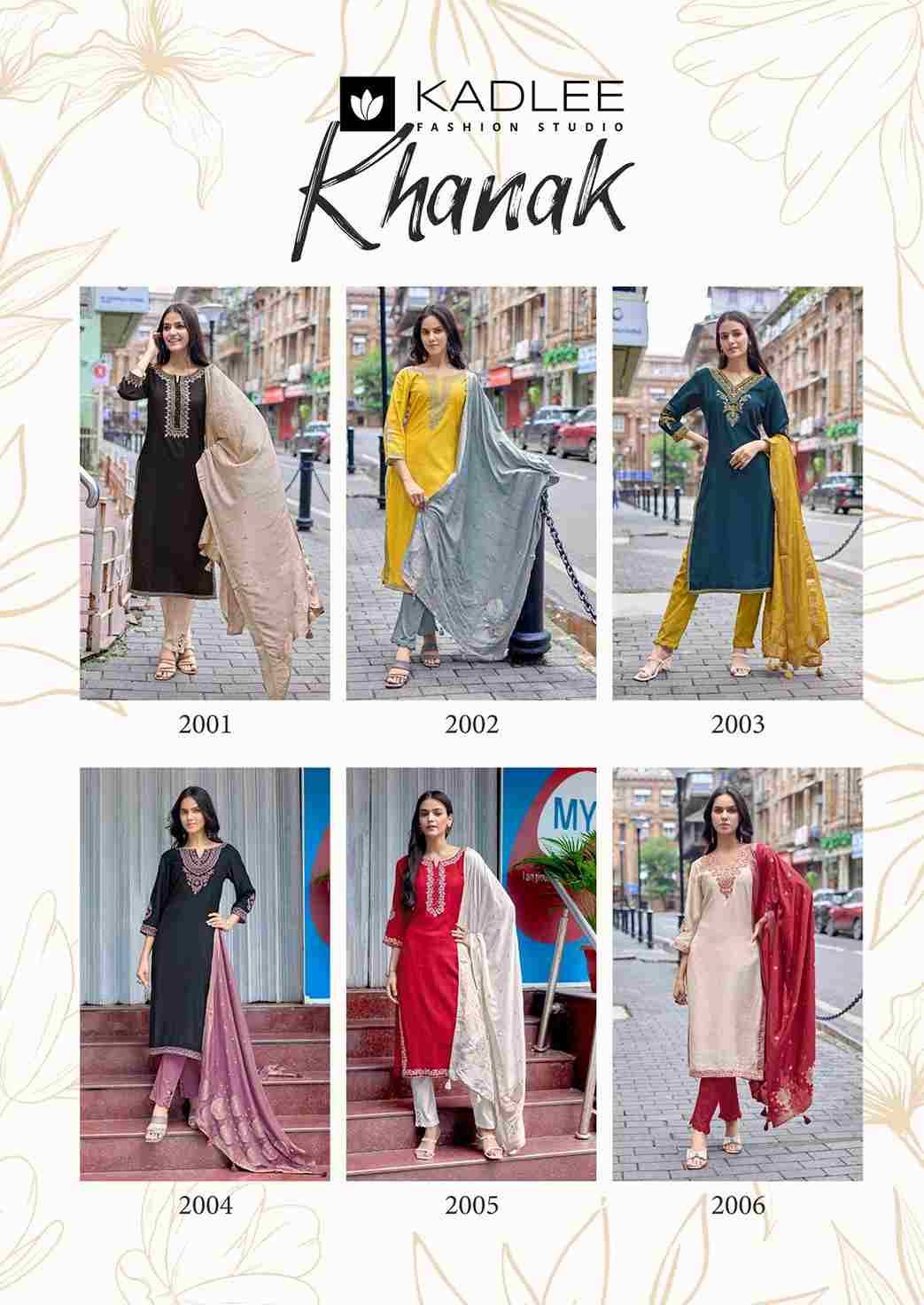 Kahank By Kadlee 2001 To 2006 Series Beautiful Festive Suits Colorful Stylish Fancy Casual Wear & Ethnic Wear Heavy Viscose Dresses At Wholesale Price