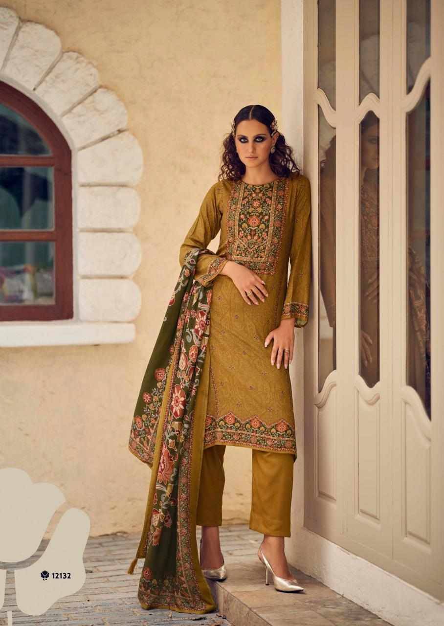 Rose By PRM Trendz 12131 To 12136 Series Beautiful Festive Suits Colorful Stylish Fancy Casual Wear & Ethnic Wear Pure Viscose Pashmina Dresses At Wholesale Price