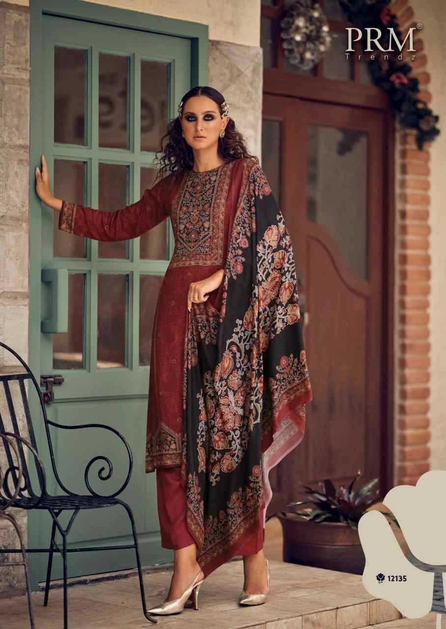 Rose By PRM Trendz 12131 To 12136 Series Beautiful Festive Suits Colorful Stylish Fancy Casual Wear & Ethnic Wear Pure Viscose Pashmina Dresses At Wholesale Price