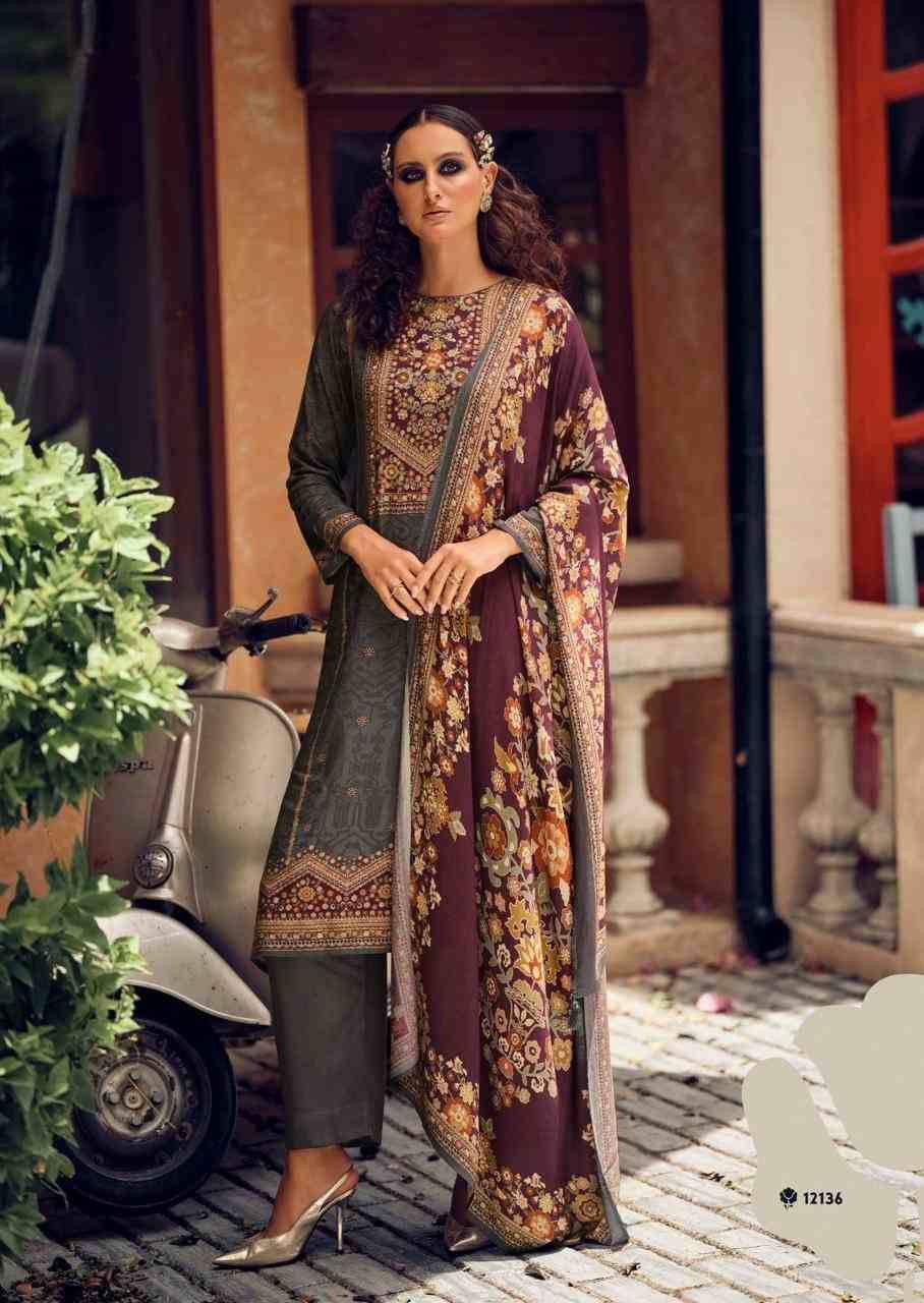 Rose By PRM Trendz 12131 To 12136 Series Beautiful Festive Suits Colorful Stylish Fancy Casual Wear & Ethnic Wear Pure Viscose Pashmina Dresses At Wholesale Price