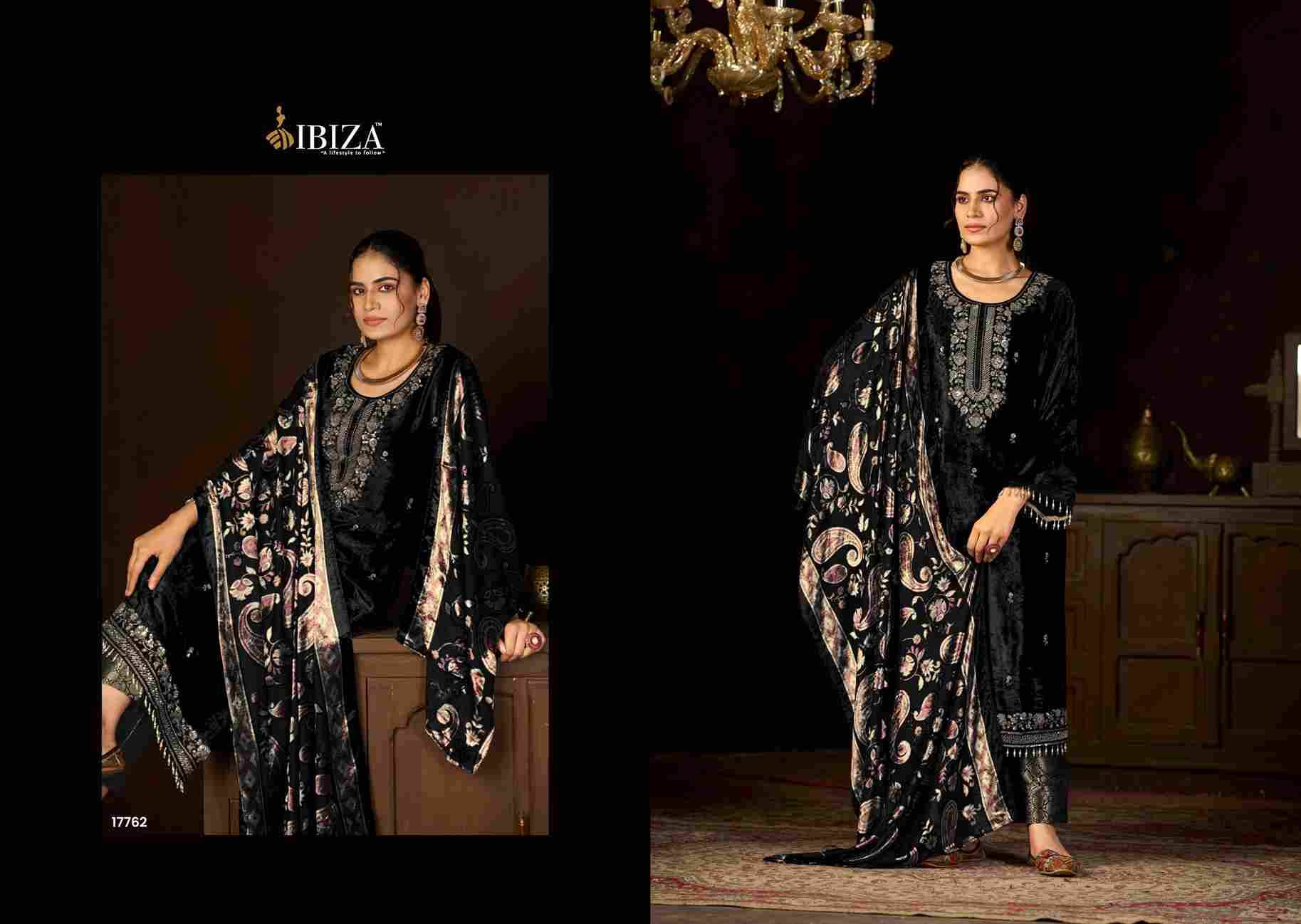 Rang E Tyauhaar By Ibiza 17761 To 17764 Series Beautiful Festive Suits Colorful Stylish Fancy Casual Wear & Ethnic Wear Pure Viscose Velvet Dresses At Wholesale Price