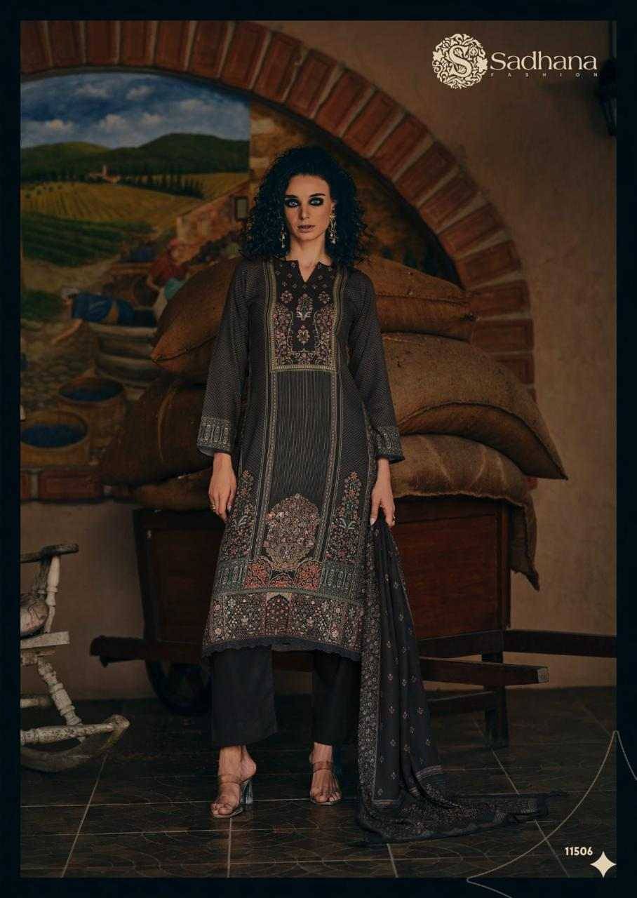Assis By Sadhana Fashion 11506 To 11511 Series Designer Festive Suits Beautiful Fancy Stylish Colorful Party Wear & Occasional Wear Pure Viscose Pashmina Print Dresses At Wholesale Price