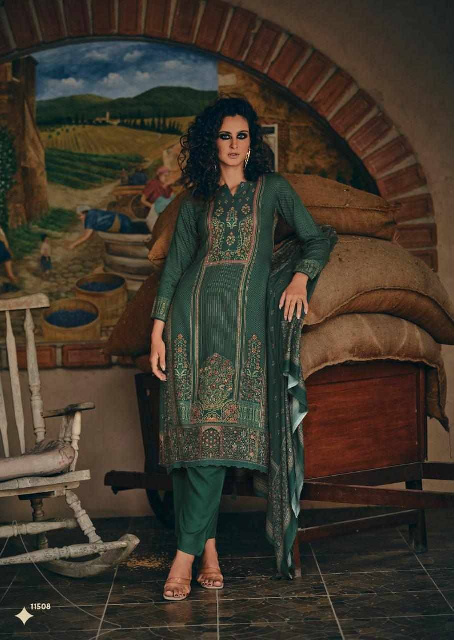 Assis By Sadhana Fashion 11506 To 11511 Series Designer Festive Suits Beautiful Fancy Stylish Colorful Party Wear & Occasional Wear Pure Viscose Pashmina Print Dresses At Wholesale Price