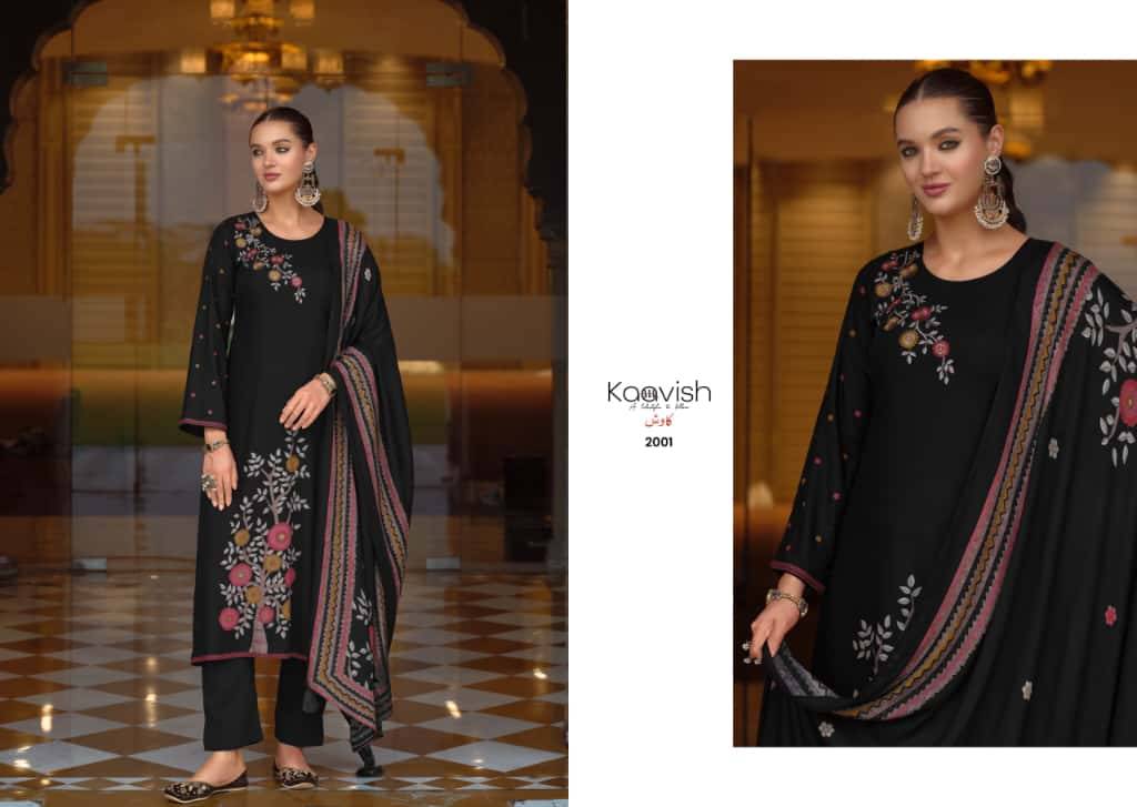 Noor By Kaavish 2001 To 2004 Series Beautiful Festive Suits Colorful Stylish Fancy Casual Wear & Ethnic Wear Pure Viscose Pashmina Dresses At Wholesale Price