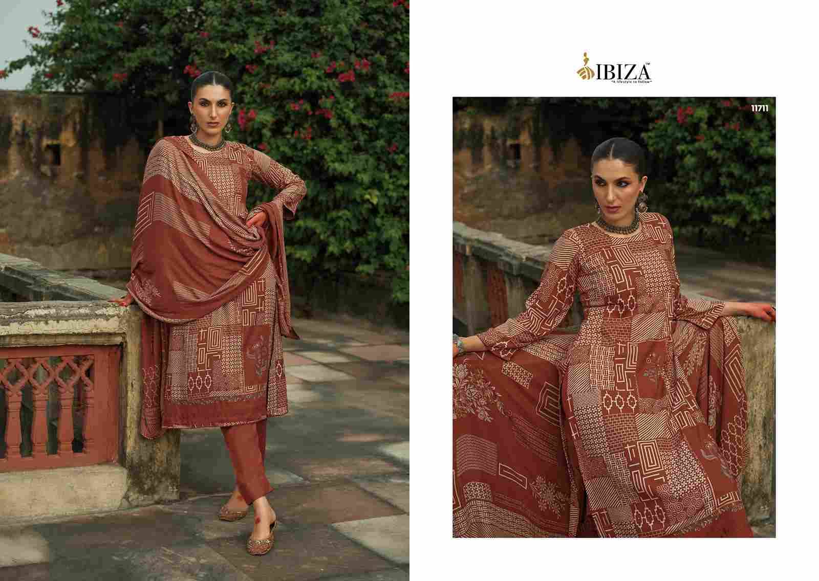 Larana By Ibiza 11711 To 11714 Series Beautiful Festive Suits Colorful Stylish Fancy Casual Wear & Ethnic Wear Pure Viscose Pashmina Dresses At Wholesale Price
