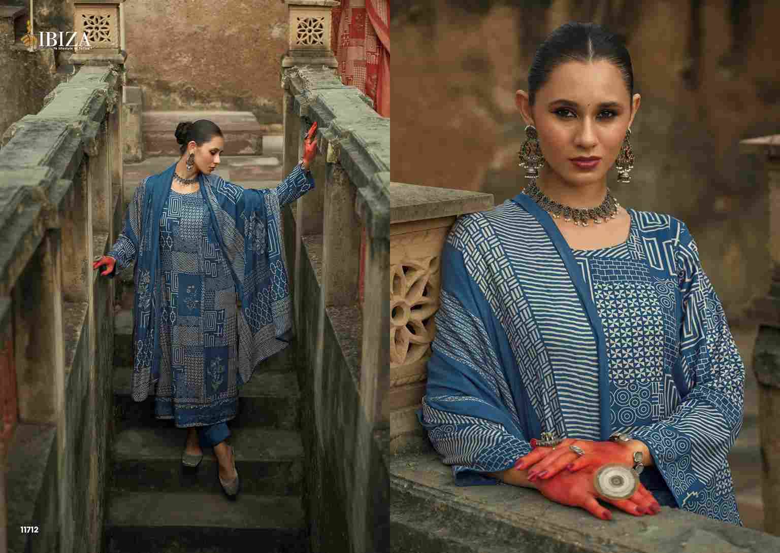 Larana By Ibiza 11711 To 11714 Series Beautiful Festive Suits Colorful Stylish Fancy Casual Wear & Ethnic Wear Pure Viscose Pashmina Dresses At Wholesale Price