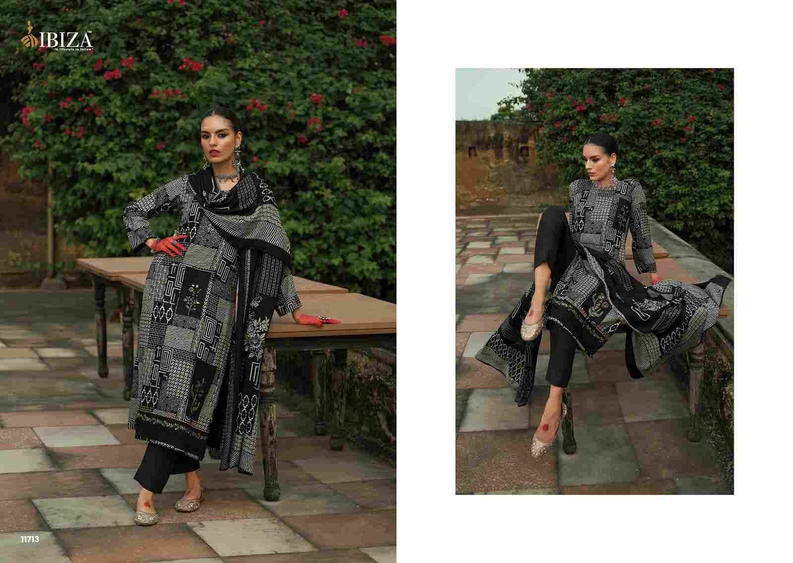 Larana By Ibiza 11711 To 11714 Series Beautiful Festive Suits Colorful Stylish Fancy Casual Wear & Ethnic Wear Pure Viscose Pashmina Dresses At Wholesale Price