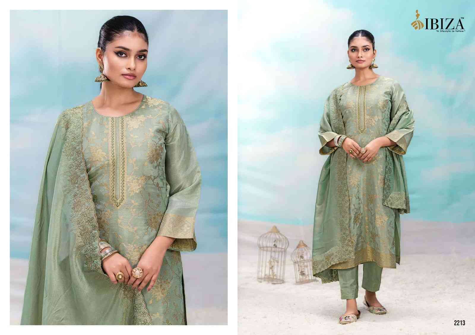 Desire By Ibiza 2211 To 2214 Series Beautiful Festive Suits Colorful Stylish Fancy Casual Wear & Ethnic Wear Pure Silk Jacquard Dresses At Wholesale Price