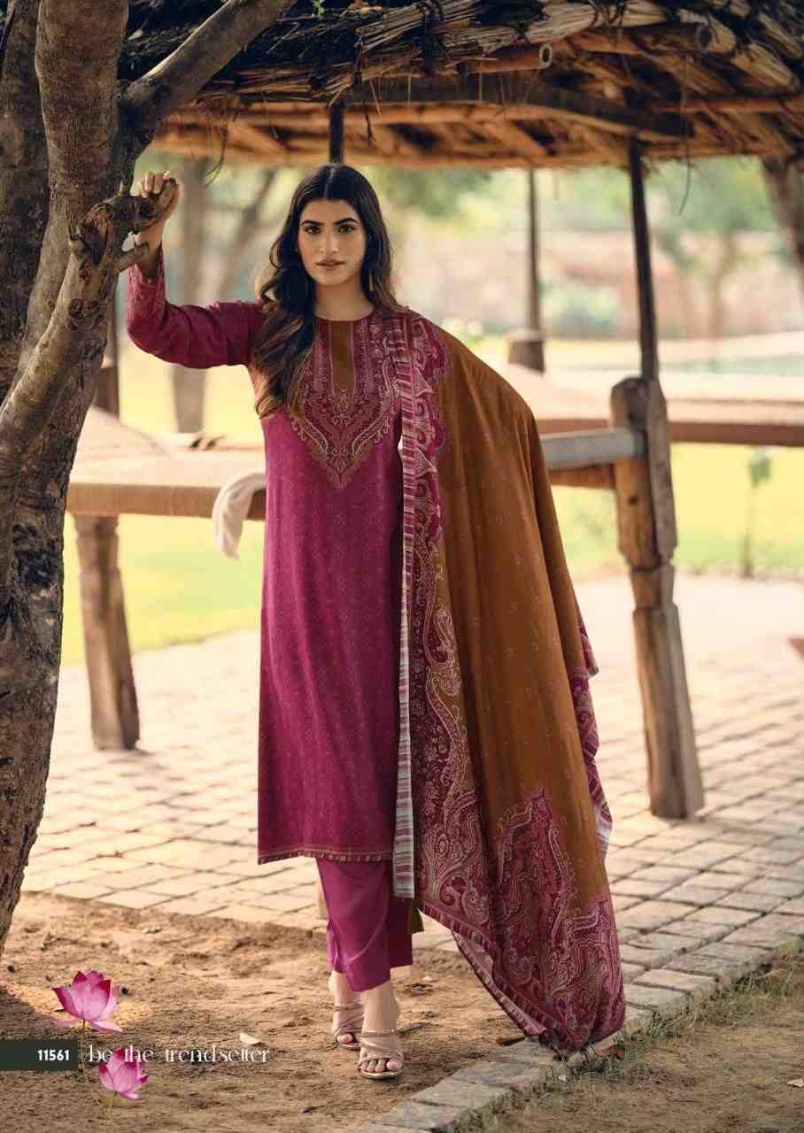 Vamika By Sadhana Fashion 11560 To 11565 Series Designer Festive Suits Beautiful Fancy Stylish Colorful Party Wear & Occasional Wear Pure Viscose Pashmina Print Dresses At Wholesale Price