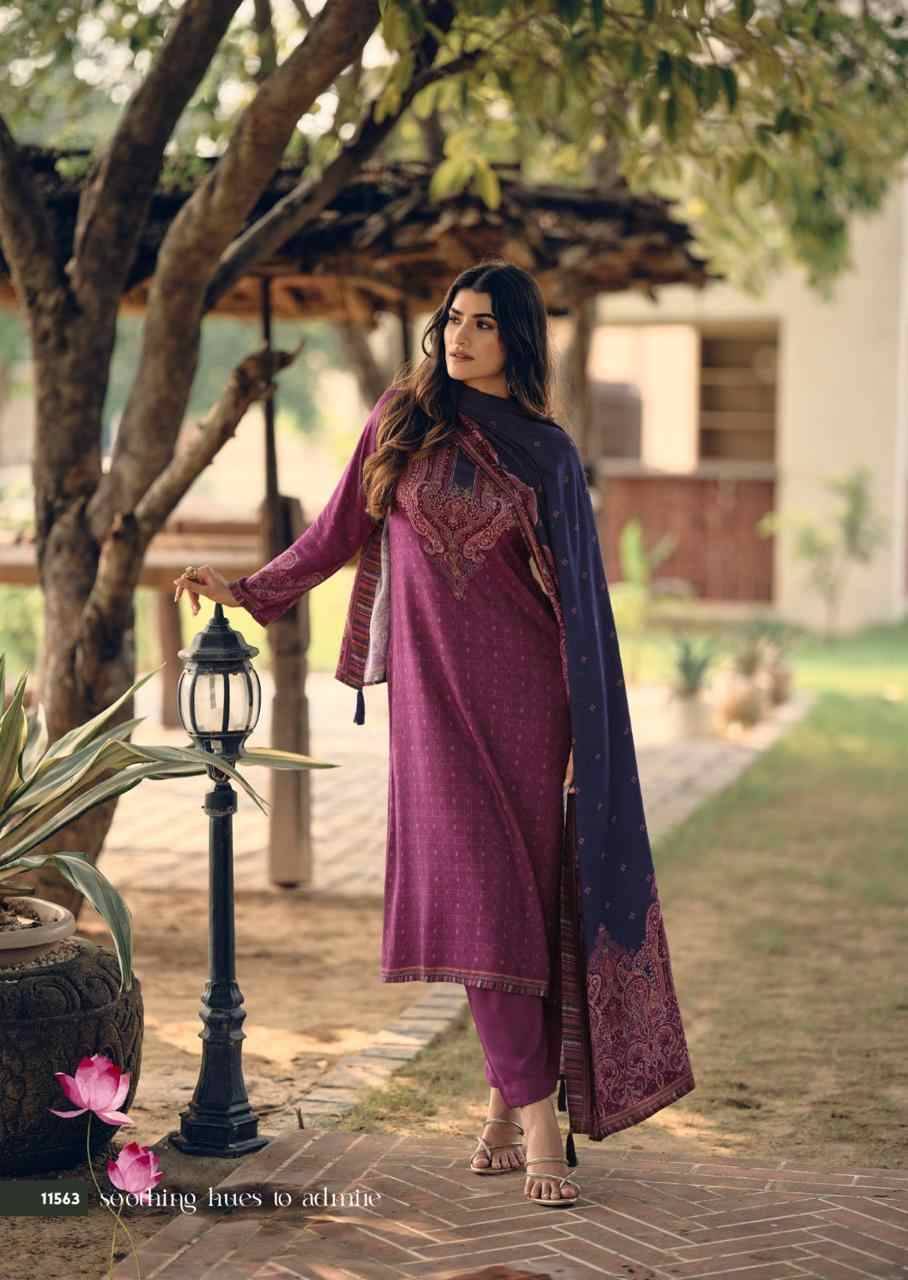 Vamika By Sadhana Fashion 11560 To 11565 Series Designer Festive Suits Beautiful Fancy Stylish Colorful Party Wear & Occasional Wear Pure Viscose Pashmina Print Dresses At Wholesale Price