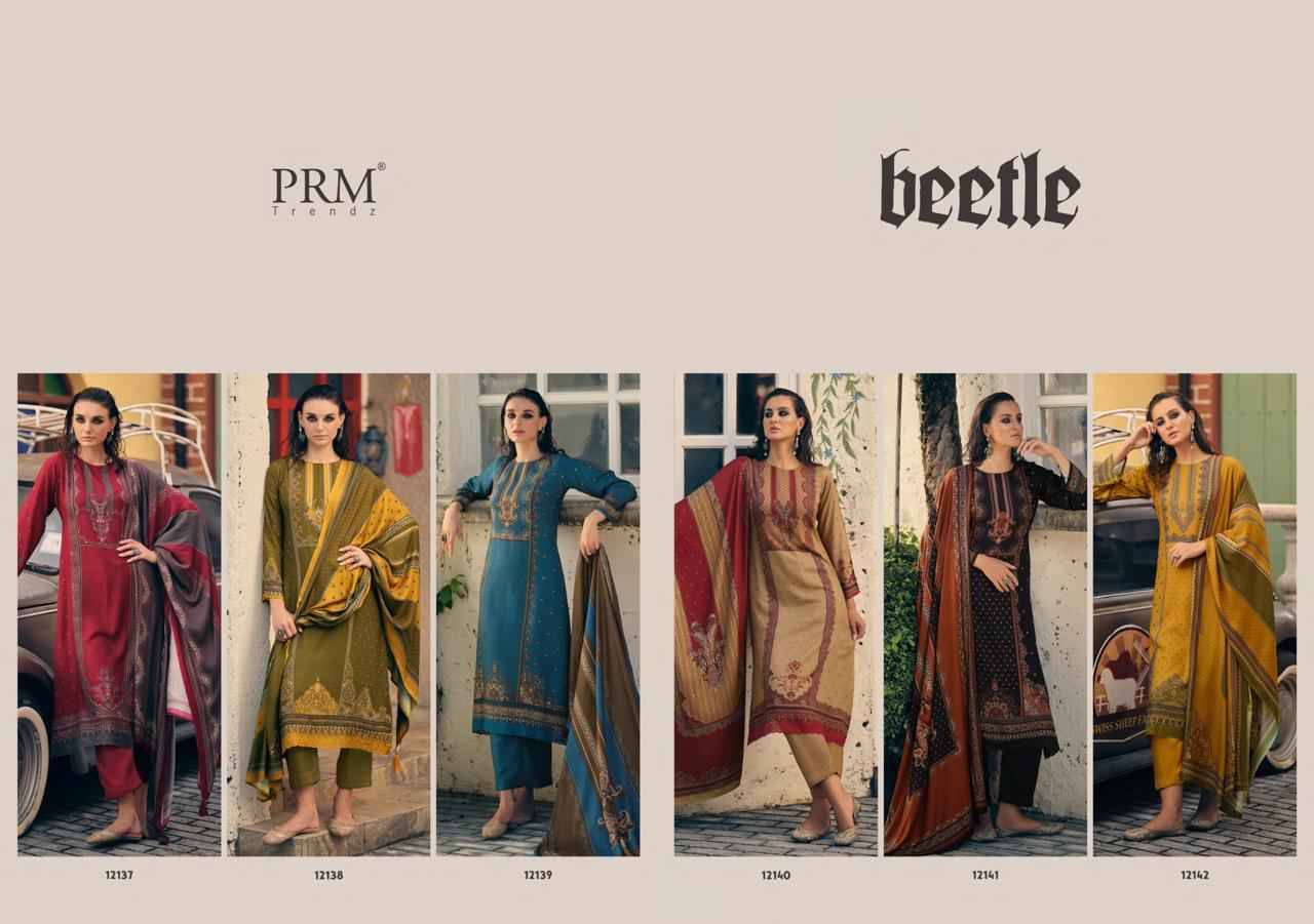Beetle By PRM Trendz 12137 To 12142 Series Beautiful Festive Suits Colorful Stylish Fancy Casual Wear & Ethnic Wear Pure Viscose Pashmina Dresses At Wholesale Price