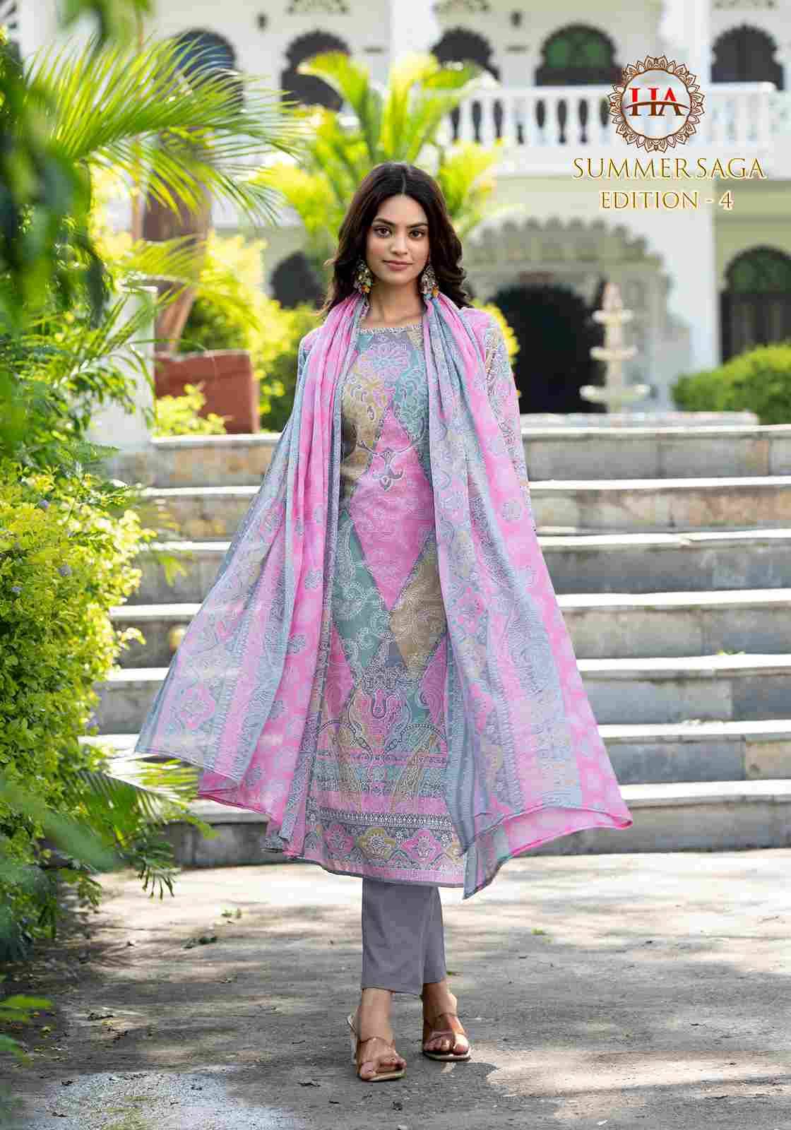 Summer Saga Vol-4 By Harshit Fashion Hub 2510-10-01 To 2510-10-08 Series Beautiful Festive Suits Stylish Fancy Colorful Casual Wear & Ethnic Wear Pure Cotton Dresses At Wholesale Price
