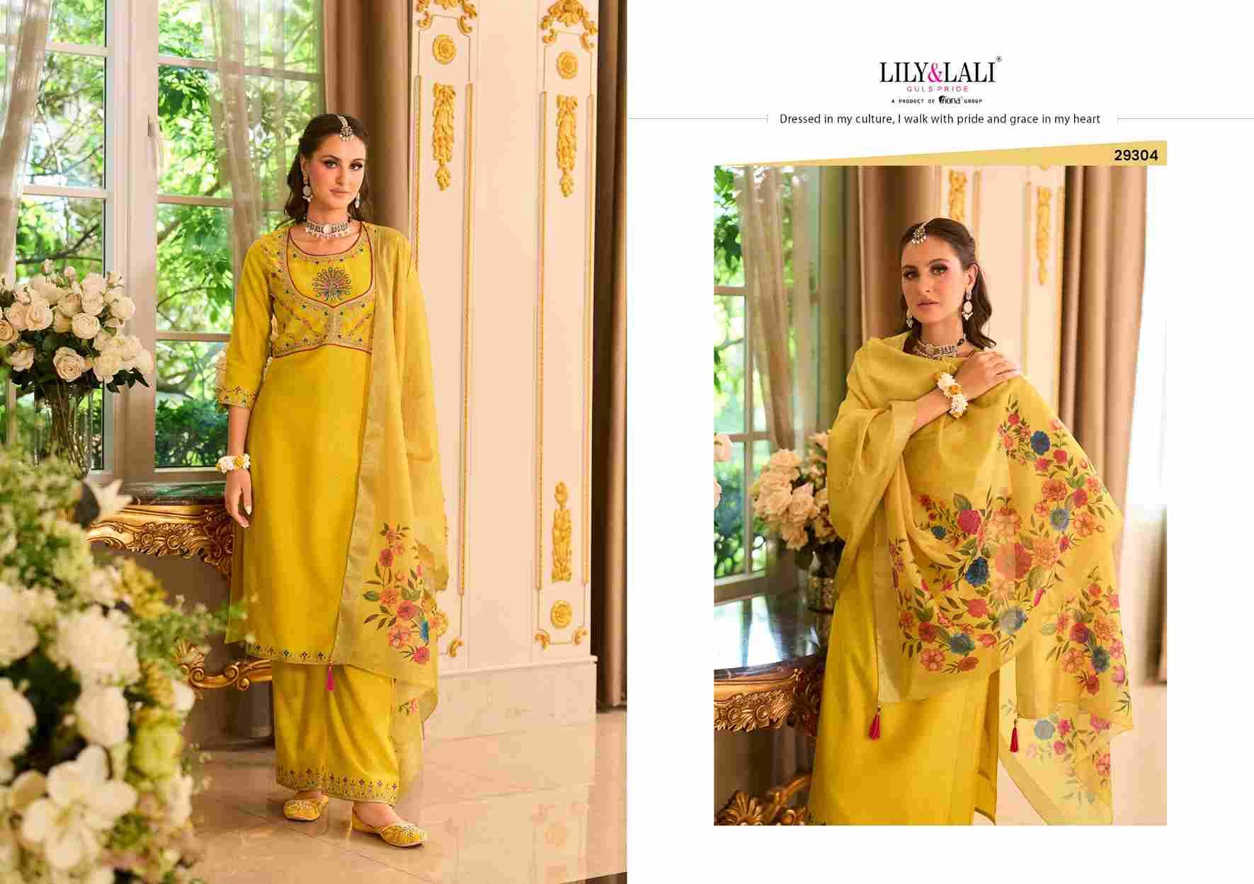 Phulkari By Lily And Lali 29301 To 29304 Series Beautiful Festive Suits Colorful Stylish Fancy Casual Wear & Ethnic Wear Viscose Silk Embroidery Dresses At Wholesale Price
