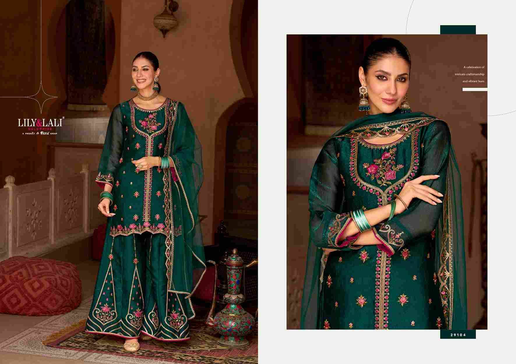 Andorra By Lily And Lali 29101 To 29104 Series Beautiful Festive Suits Colorful Stylish Fancy Casual Wear & Ethnic Wear Viscose Silk Embroidery Dresses At Wholesale Price