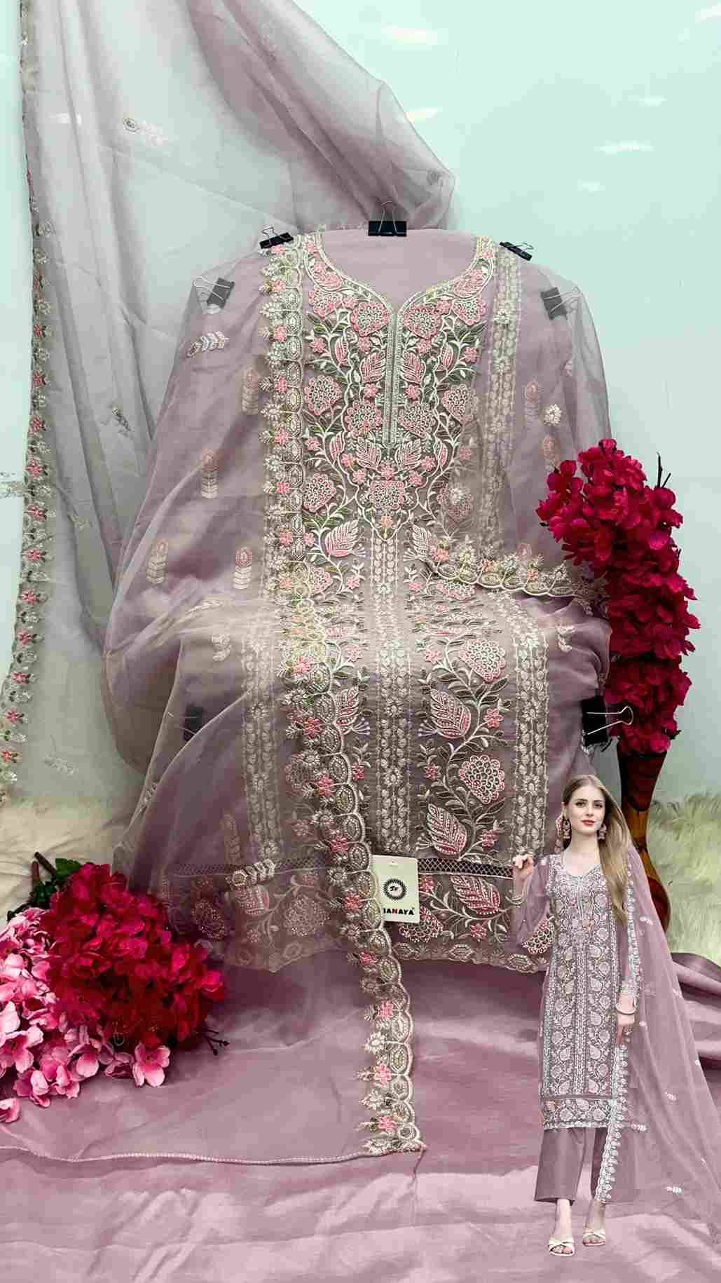 Shanaya Hit Design S-215 Colours By Shanaya Fashion S-215-A To S-215-D Series Beautiful Pakistani Suits Colorful Stylish Fancy Casual Wear & Ethnic Wear Dull Organza Dresses At Wholesale Price