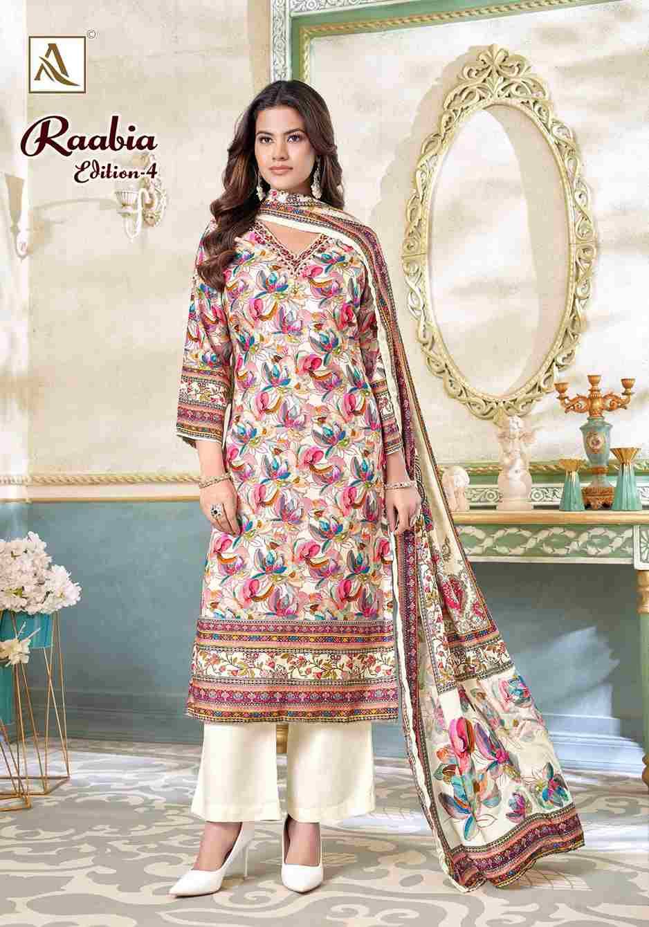 Raabia Vol-4 By Alok Suit 2089-897-01 To 2089-897-06 Series Beautiful Festive Suits Stylish Fancy Colorful Casual Wear & Ethnic Wear Pure Viscose Muslin Dresses At Wholesale Price