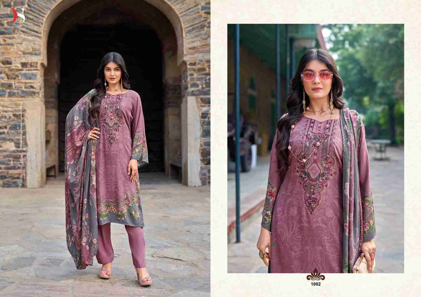 Maria.B. Winter Collection-25 Vol-2 By Deepsy Suits 1001 To 1006 Series Designer Pakistani Suits Beautiful Fancy Stylish Colorful Party Wear & Occasional Wear Pure Viscose Pashmina Dresses At Wholesale Price