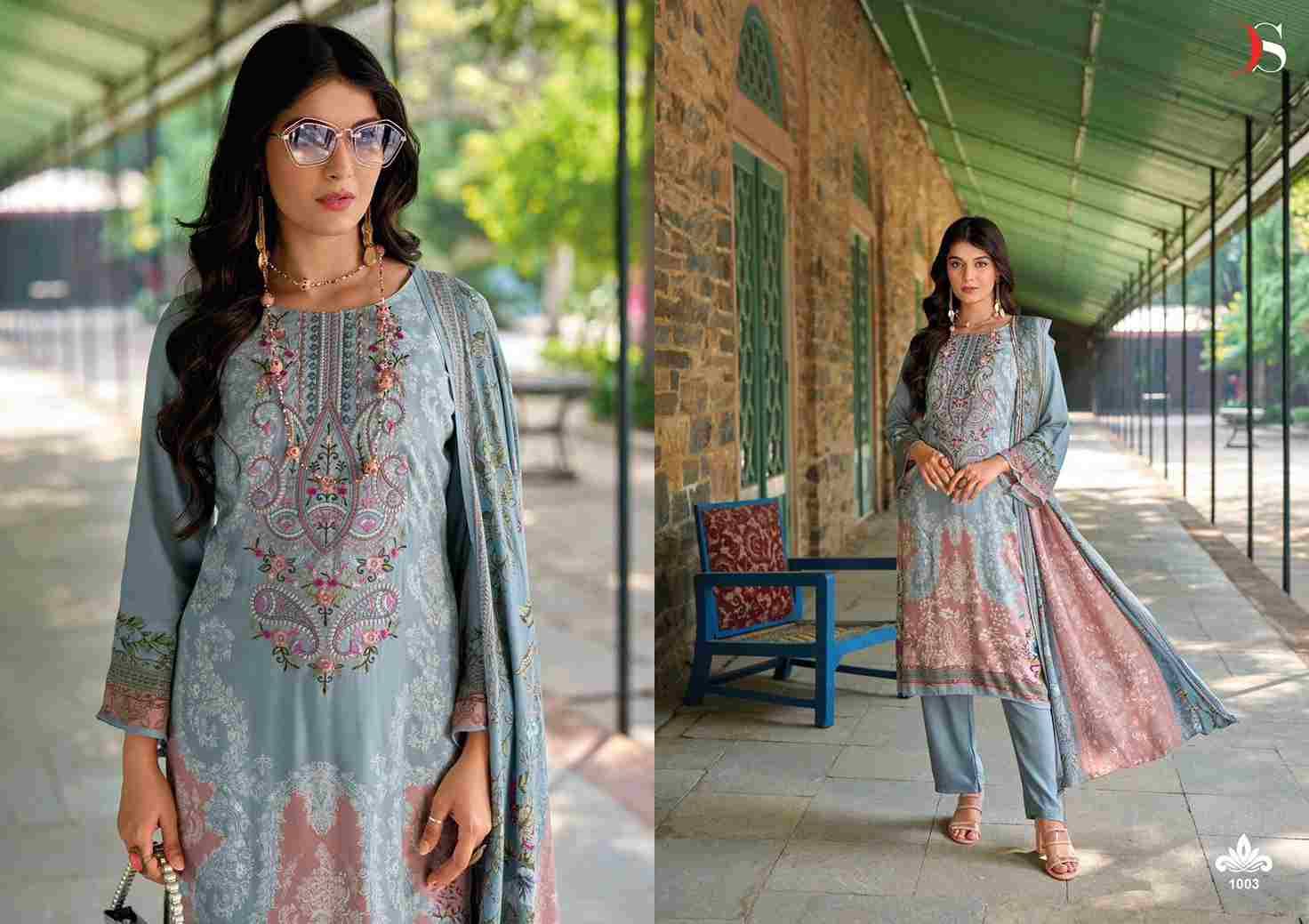 Maria.B. Winter Collection-25 Vol-2 By Deepsy Suits 1001 To 1006 Series Designer Pakistani Suits Beautiful Fancy Stylish Colorful Party Wear & Occasional Wear Pure Viscose Pashmina Dresses At Wholesale Price