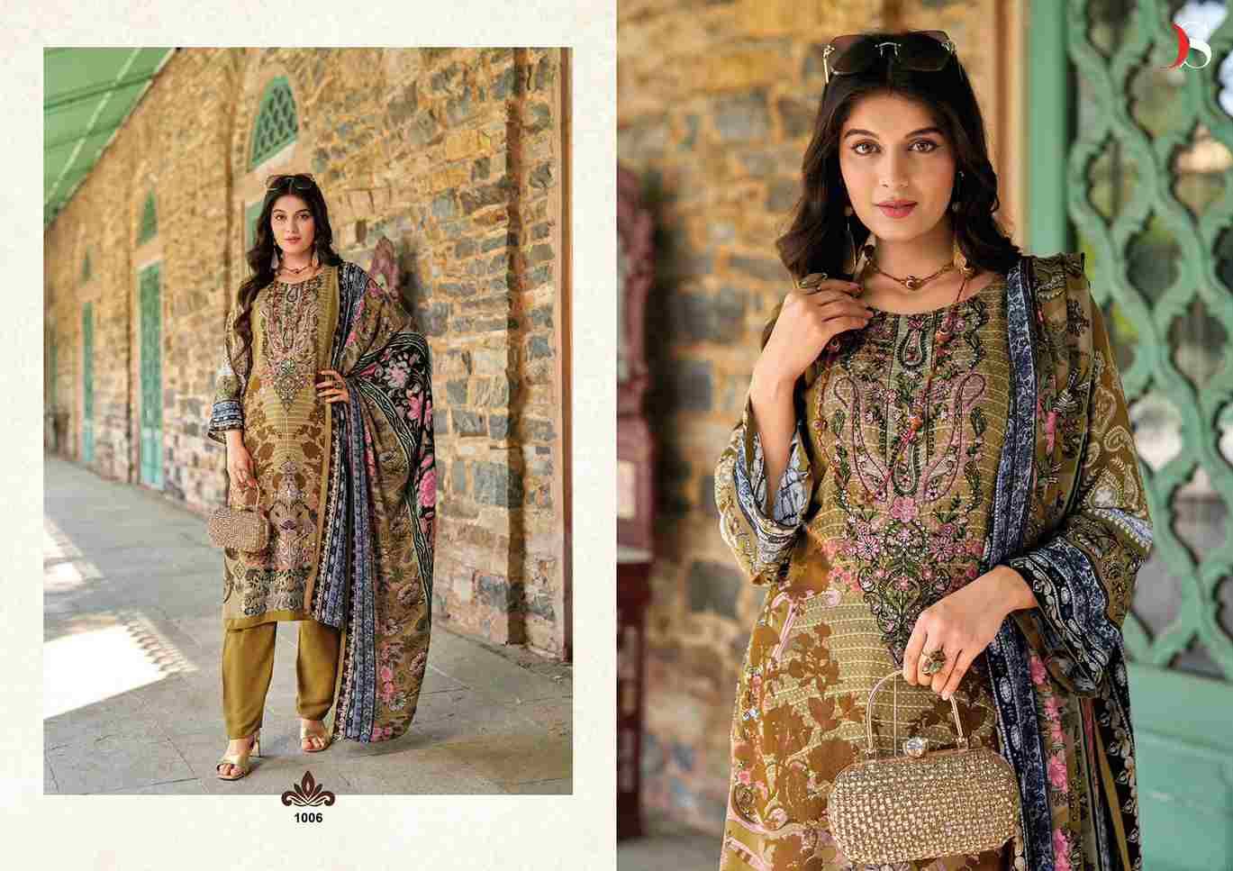 Maria.B. Winter Collection-25 Vol-2 By Deepsy Suits 1001 To 1006 Series Designer Pakistani Suits Beautiful Fancy Stylish Colorful Party Wear & Occasional Wear Pure Viscose Pashmina Dresses At Wholesale Price