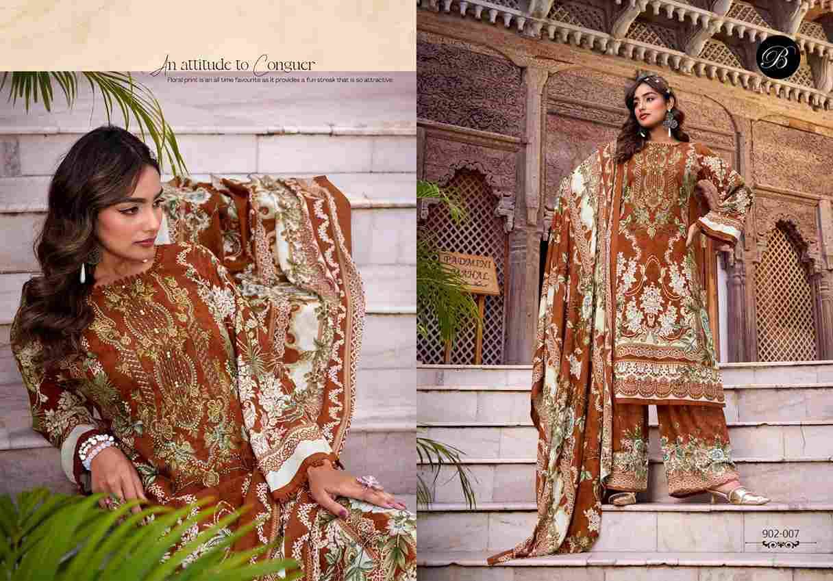 Dilkhush By Belliza 902-001 To 902-008 Series Beautiful Winter Collection Suits Stylish Fancy Colorful Casual Wear & Ethnic Wear Pure Viscose Rayon Digital Printed Dresses At Wholesale Price