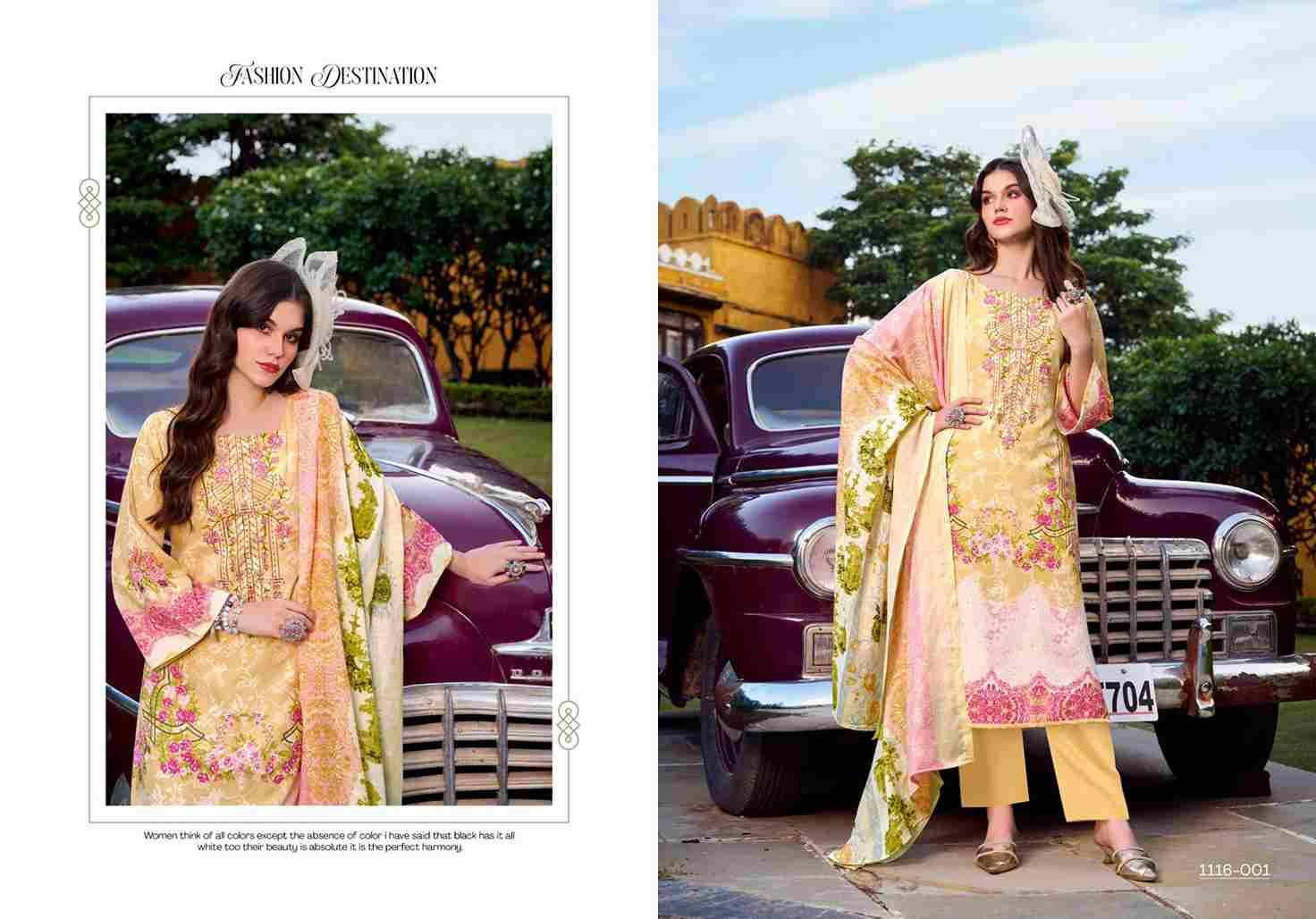 Needle Wonder Vol-3 By Romani 1116-001 To 1116-008 Series Beautiful Festive Suits Stylish Fancy Colorful Casual Wear & Ethnic Wear Soft Cotton Print Dresses At Wholesale Price