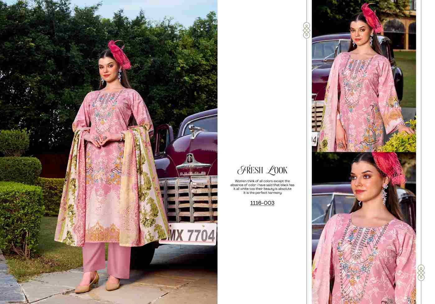 Needle Wonder Vol-3 By Romani 1116-001 To 1116-008 Series Beautiful Festive Suits Stylish Fancy Colorful Casual Wear & Ethnic Wear Soft Cotton Print Dresses At Wholesale Price