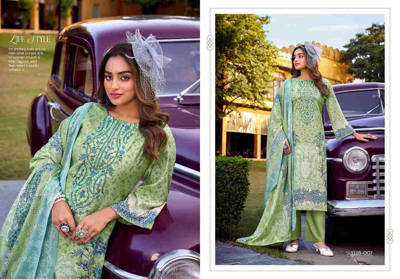 Needle Wonder Vol-3 By Romani 1116-001 To 1116-008 Series Beautiful Festive Suits Stylish Fancy Colorful Casual Wear & Ethnic Wear Soft Cotton Print Dresses At Wholesale Price