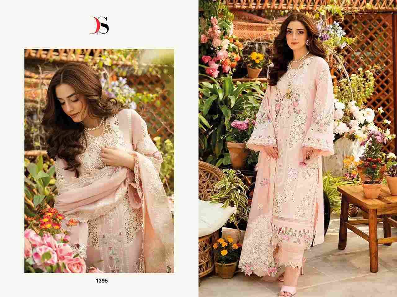 Elaf Luxury Lawn-25 Vol-3 By Deepsy Suits 1391 To 1395 Series Designer Pakistani Suits Beautiful Fancy Stylish Colorful Party Wear & Occasional Wear Pure Cotton Dresses At Wholesale Price