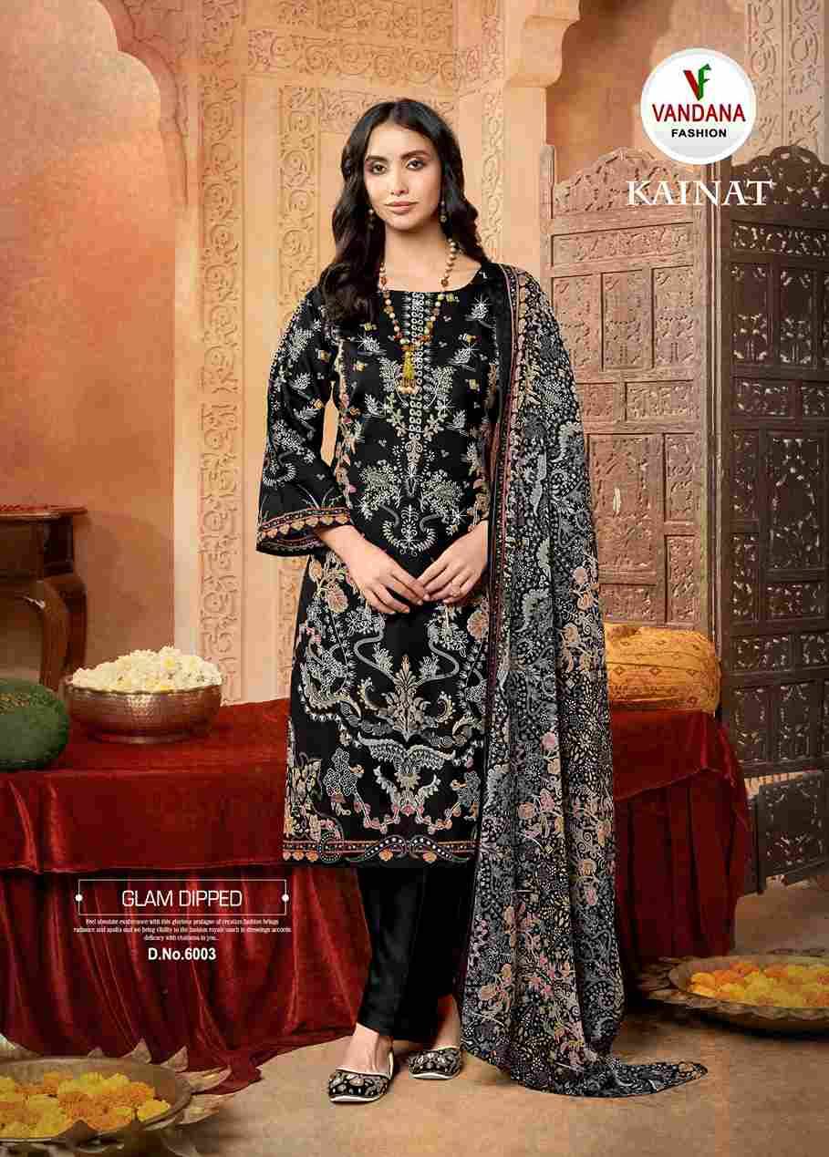 Kainat Vol-6 By Vandana Fashion 6001 To 6008 Series Beautiful Festive Suits Stylish Fancy Colorful Casual Wear & Ethnic Wear Cotton Print Dresses At Wholesale Price