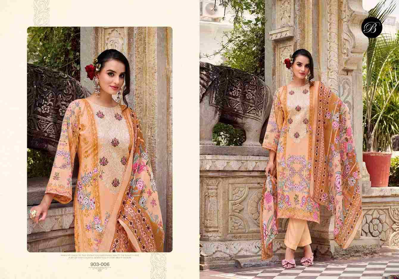 Naira Vol-118 By Belliza 903-001 To 903-008 Series Beautiful Festive Suits Stylish Fancy Colorful Casual Wear & Ethnic Wear Pure Cotton Print Dresses At Wholesale Price