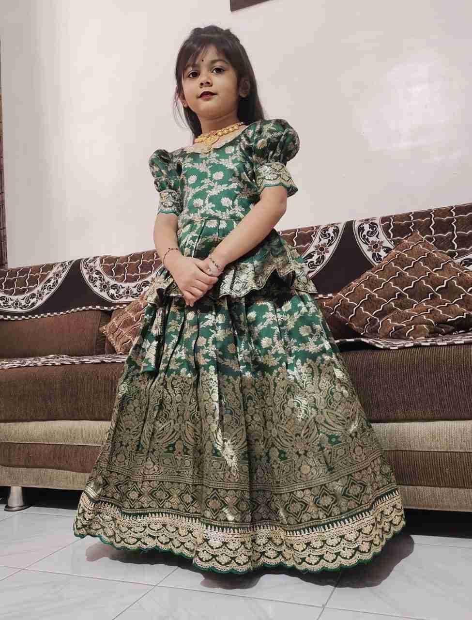 Pv-Kids Lehenga Vol-19 By Fashid Wholesale 01 To 04 Series Designer Beautiful Collection Occasional Wear & Party Wear Pure Heavy Silk Lehenga At Wholesale Price