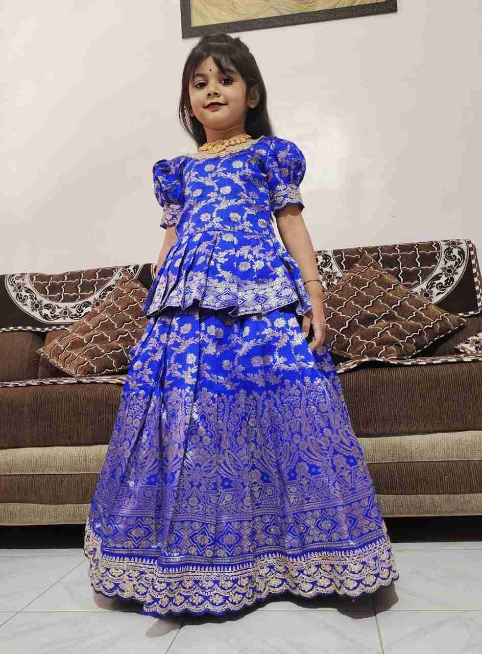 Pv-Kids Lehenga Vol-19 By Fashid Wholesale 01 To 04 Series Designer Beautiful Collection Occasional Wear & Party Wear Pure Heavy Silk Lehenga At Wholesale Price