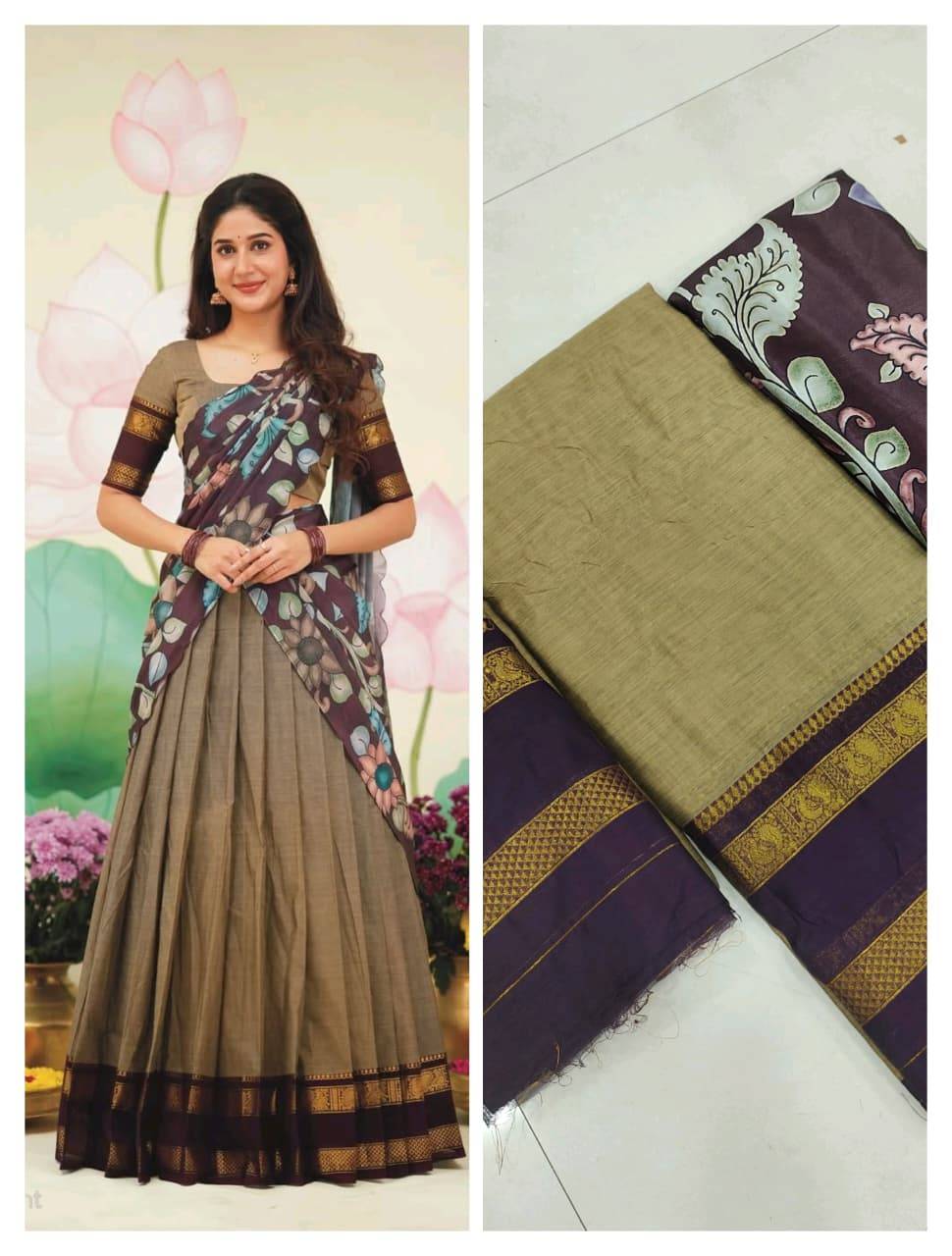 Pv Lehenga Vol-5 By Fashid Wholesale 01 To 04 Series Designer Beautiful Collection Occasional Wear & Party Wear Pure Cotton Silk Zari Lehengas At Wholesale Price
