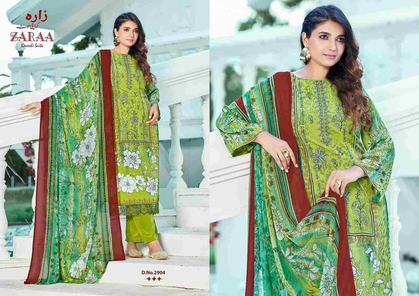 Hafsa Vol-29 By Zaraa 2901 To 2908 Series Beautiful Stylish Festive Suits Fancy Colorful Casual Wear & Ethnic Wear & Ready To Wear Pure Crepe Dresses At Wholesale Price