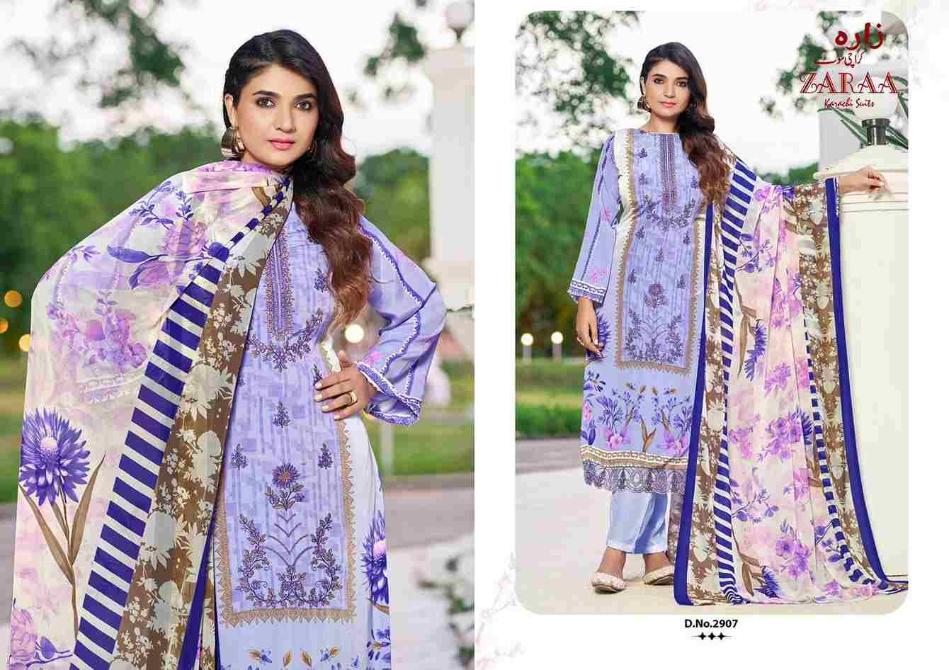Hafsa Vol-29 By Zaraa 2901 To 2908 Series Beautiful Stylish Festive Suits Fancy Colorful Casual Wear & Ethnic Wear & Ready To Wear Pure Crepe Dresses At Wholesale Price