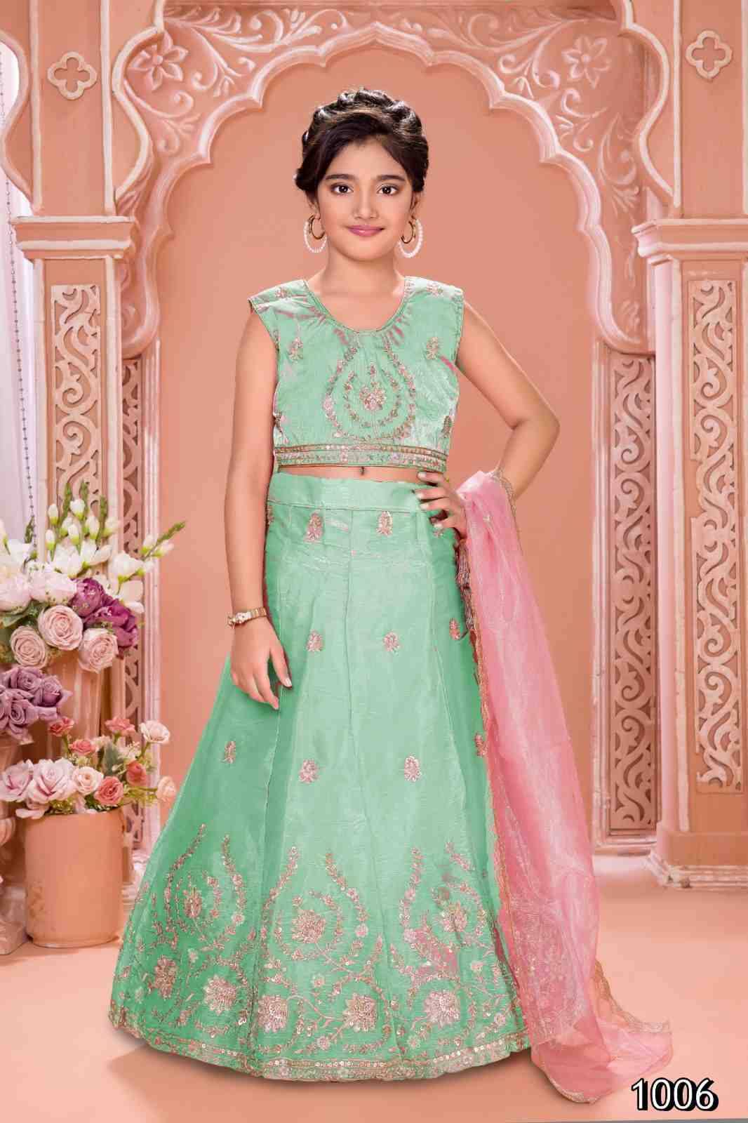 An-Aravi Vol-1 By Fashid Wholesale 1006 To 1009 Series Designer Beautiful Collection Occasional Wear & Party Wear Organza Silk Lehengas At Wholesale Price
