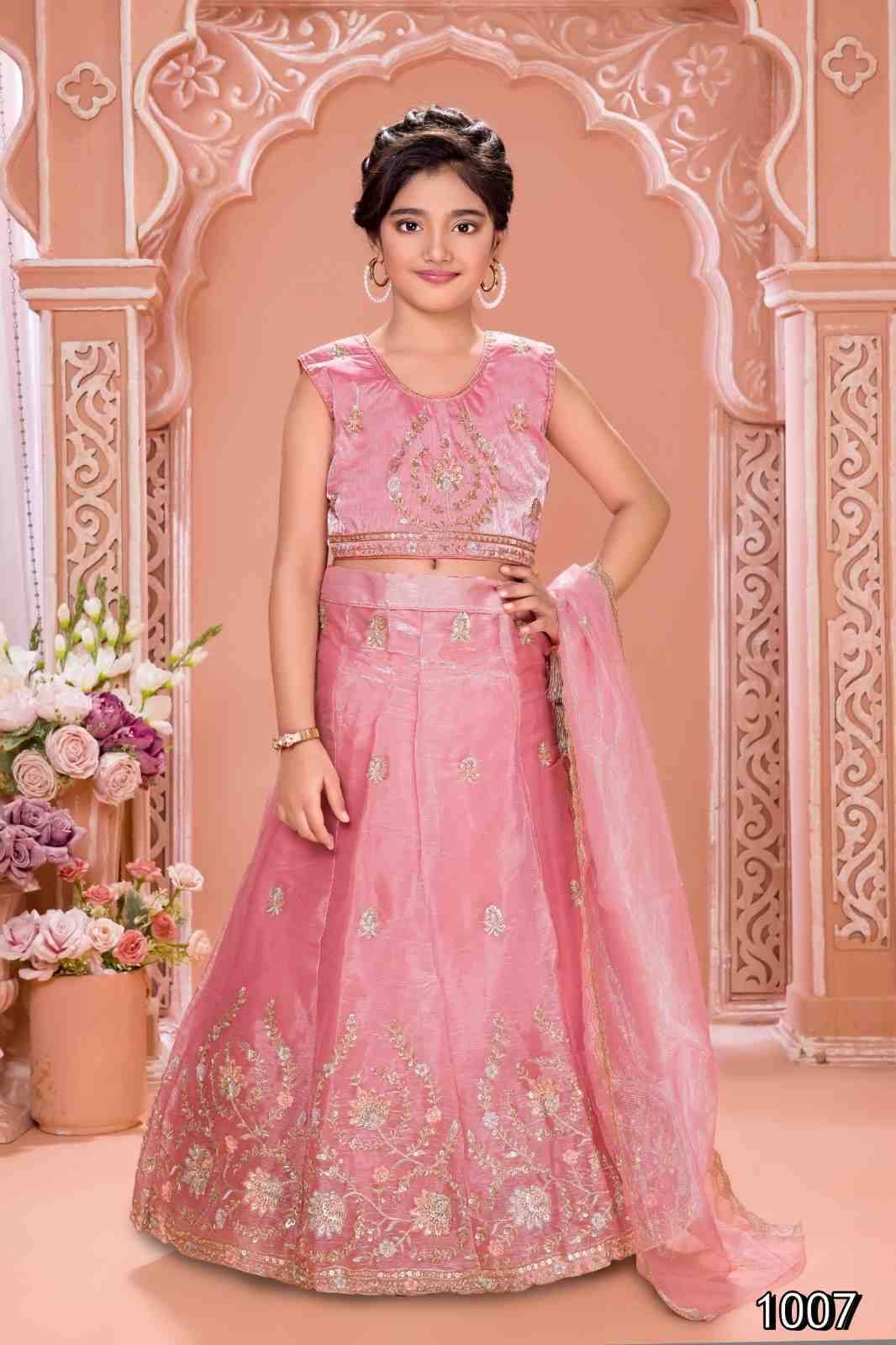 An-Aravi Vol-1 By Fashid Wholesale 1006 To 1009 Series Designer Beautiful Collection Occasional Wear & Party Wear Organza Silk Lehengas At Wholesale Price