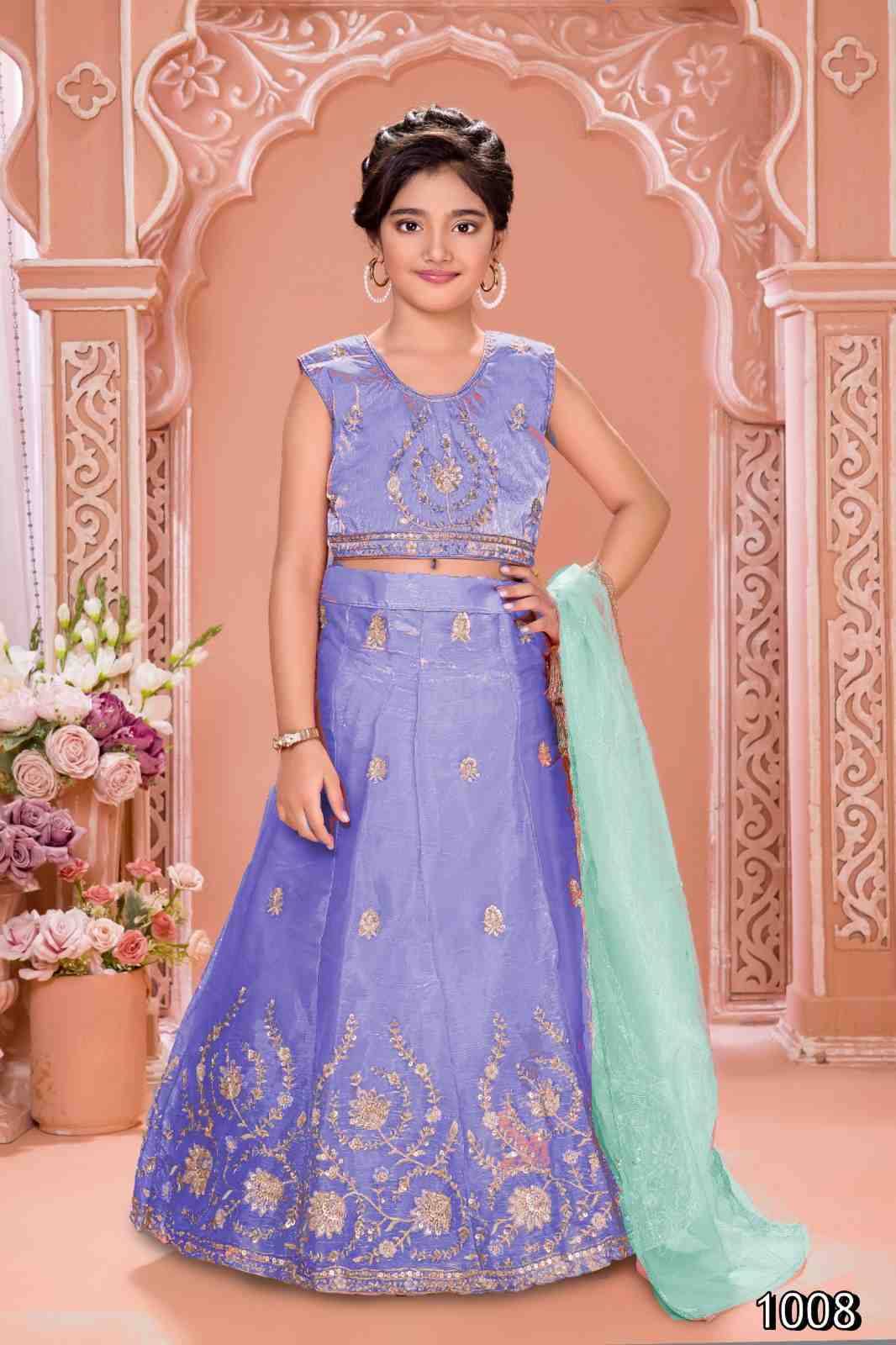 An-Aravi Vol-1 By Fashid Wholesale 1006 To 1009 Series Designer Beautiful Collection Occasional Wear & Party Wear Organza Silk Lehengas At Wholesale Price
