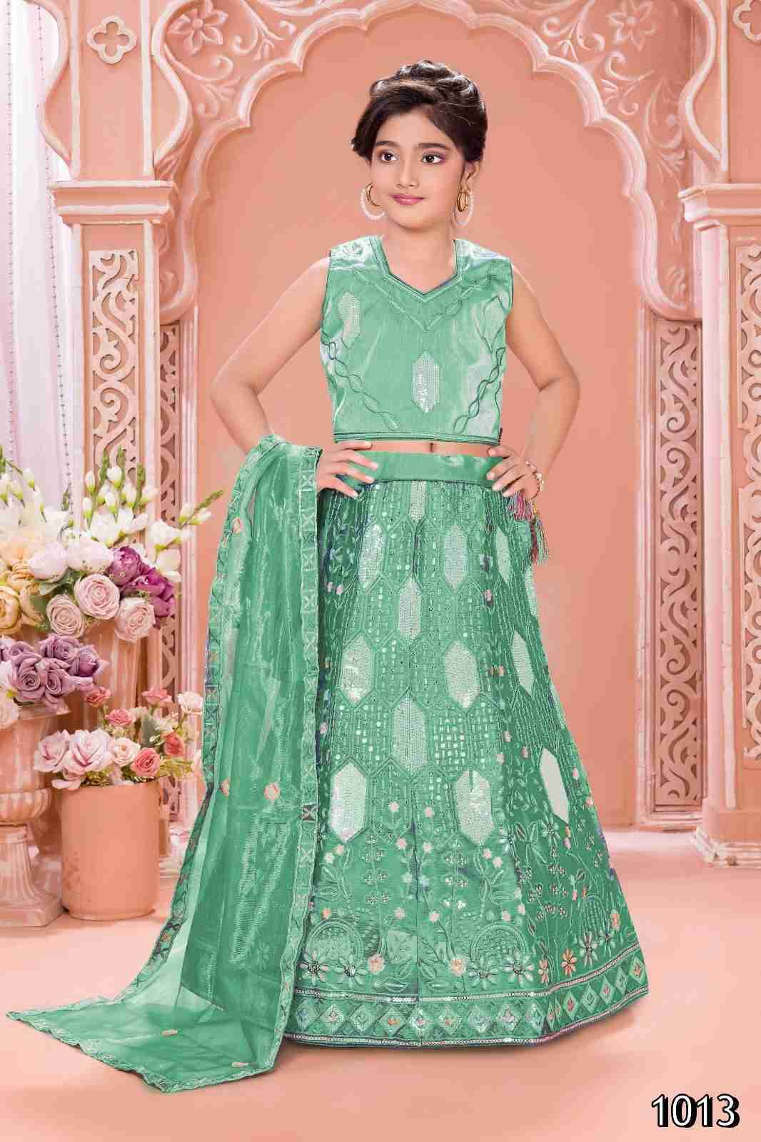 An-Aravi Vol-3 By Fashid Wholesale 1013 To 1016 Series Designer Beautiful Collection Occasional Wear & Party Wear Organza Silk Lehengas At Wholesale Price