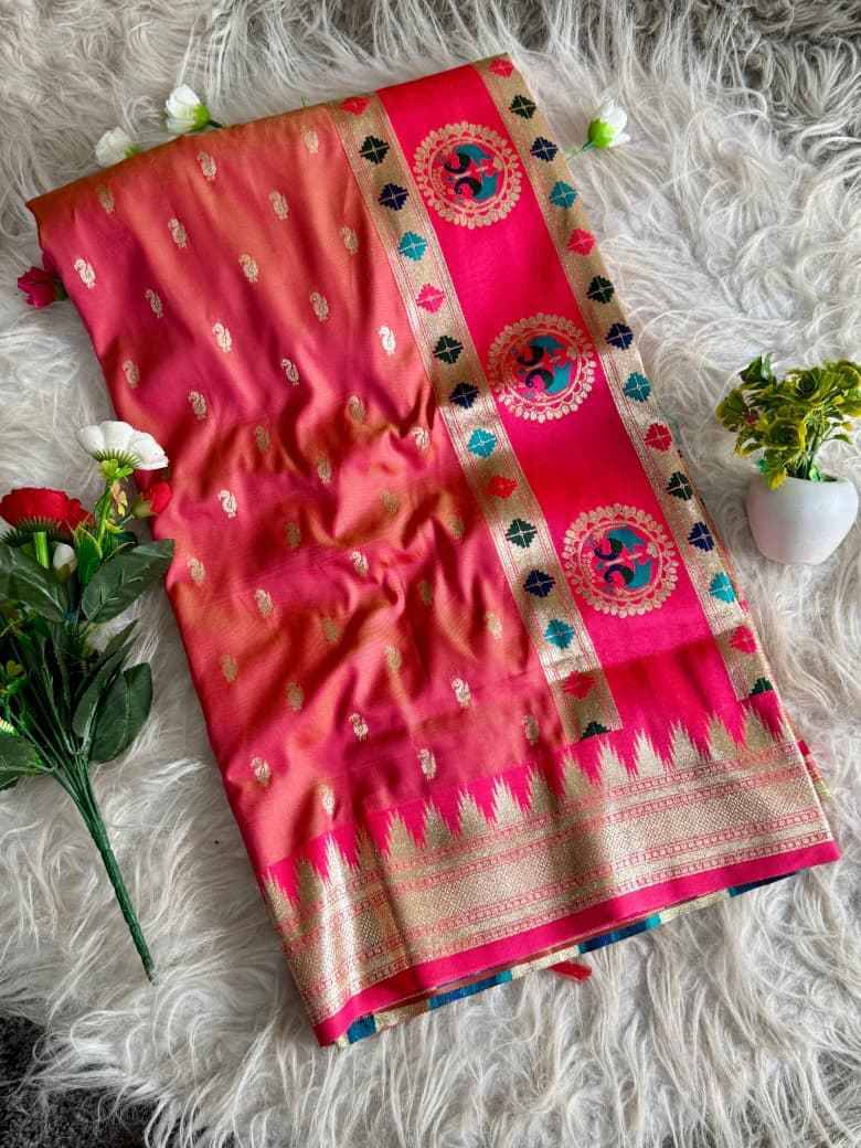 Vv-43 By Fashid Wholesale 01 To 08 Series Indian Traditional Wear Collection Beautiful Stylish Fancy Colorful Party Wear & Occasional Wear Paithani Silk Sarees At Wholesale Price
